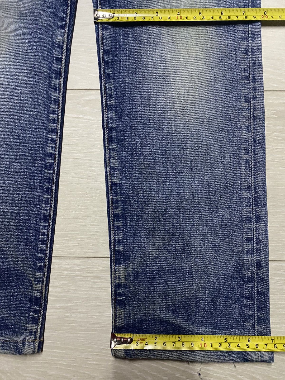 Levi's Vintage Levis 511 Big E Blue Wash Slim Fit Jeans Size US 30 / EU 46 - 14 Thumbnail