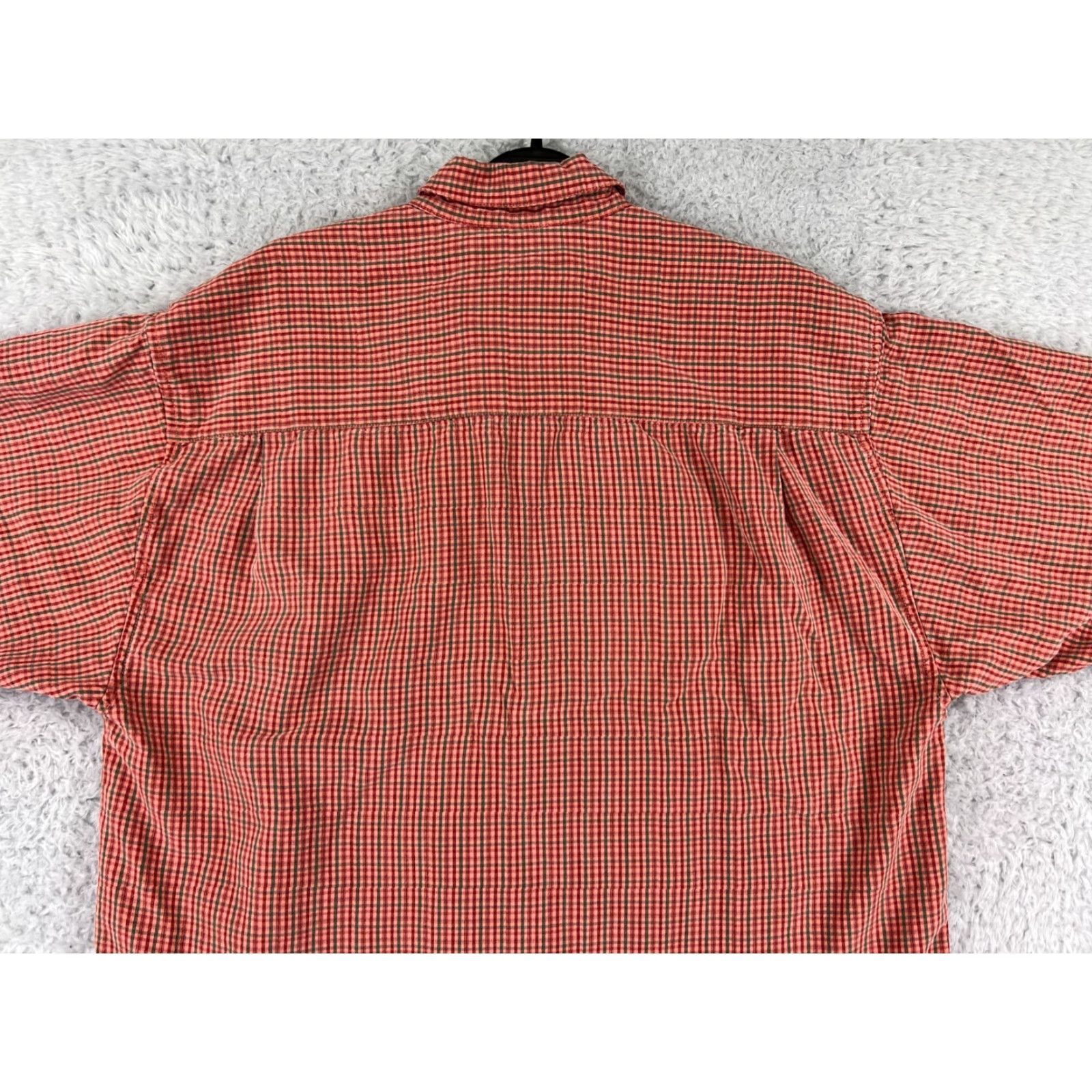 Tommy Bahama VINTAGE Tommy Bahama Shirt Mens Large Red Plaid Silk Button-Up Hawaiian Beach Resort 90s Mens L Red Silk Shirt Size US L / EU 52-54 / 3 - 6 Thumbnail