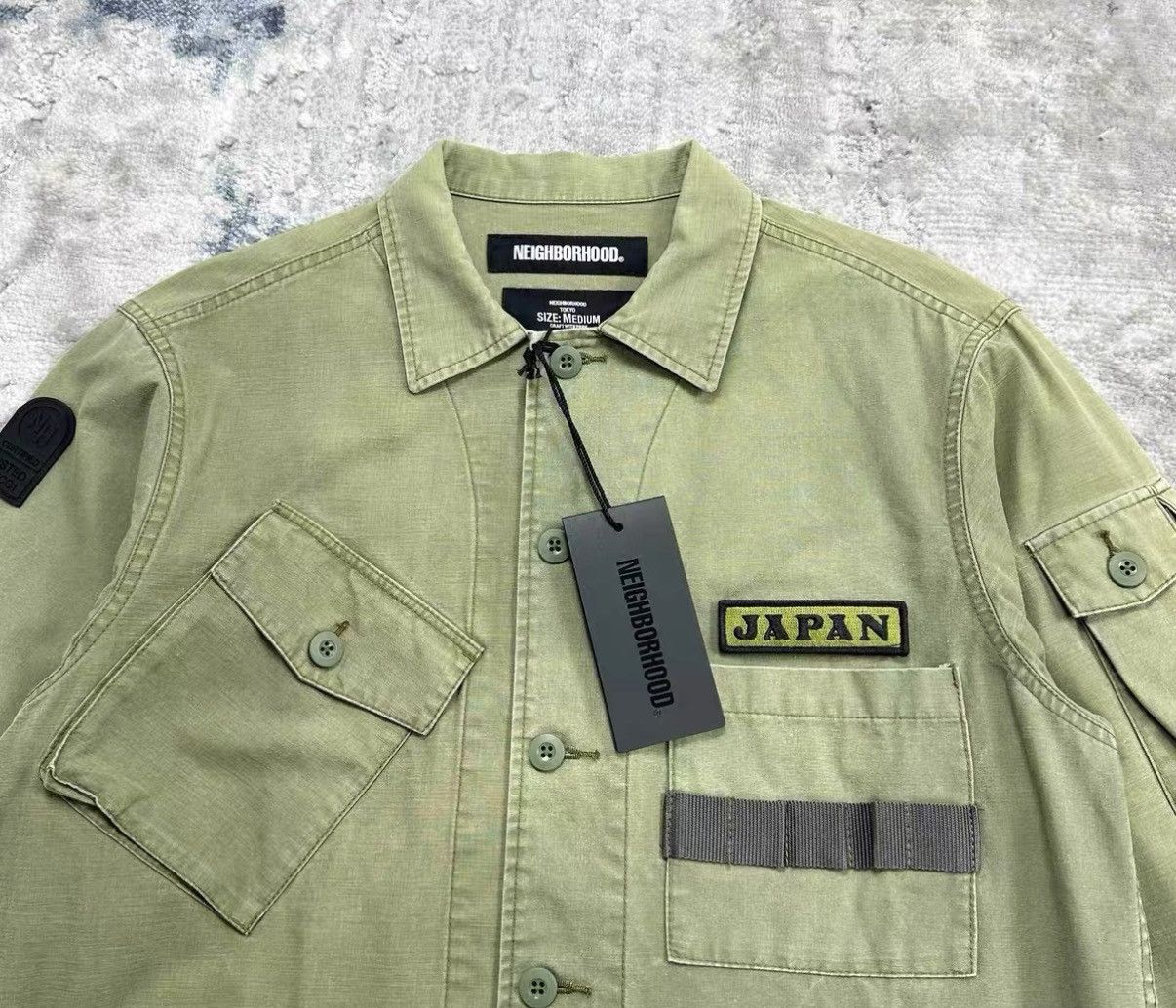 Neighborhood NEIGHBORHOOD MILITARY 19AW Sulfur-Dyed Military Jacket J16 Size US M / EU 48-50 / 2 - 2 Thumbnail