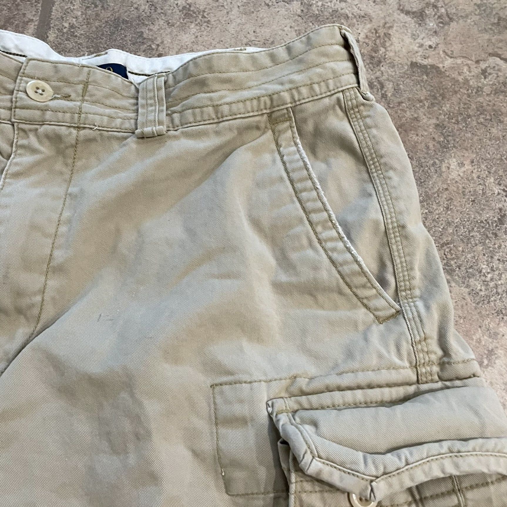 Polo Ralph Lauren Polo Ralph Lauren Cargo Shorts Mens 35 Beige 100% Cotton Size US S / EU 44-46 / 1 - 2 Thumbnail
