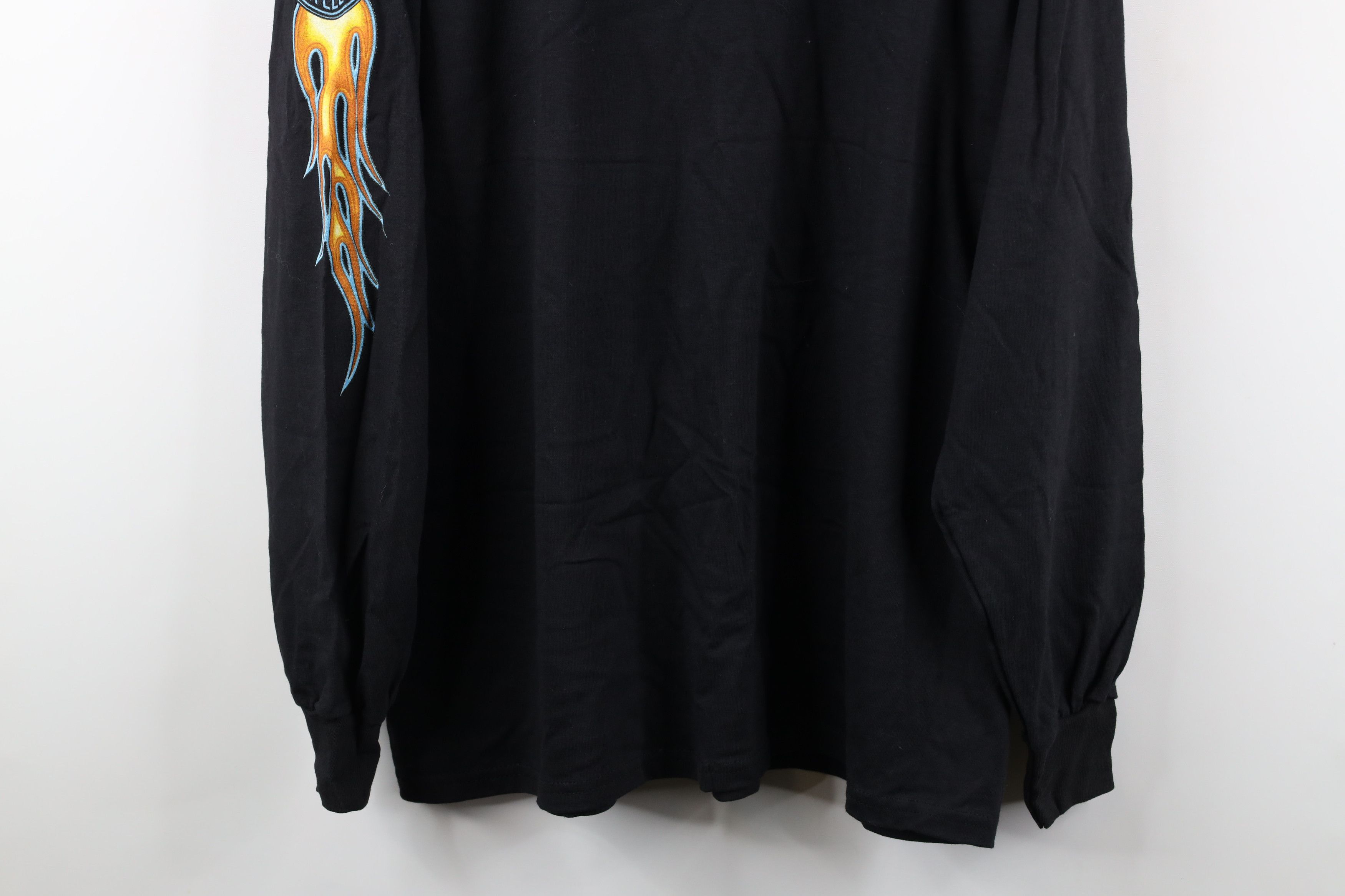 Harley Davidson × Vintage Vintage Y2K 2001 Harley Davidson Flames Long Sleeve T-Shirt Size US XL / EU 56 / 4 - 3 Thumbnail