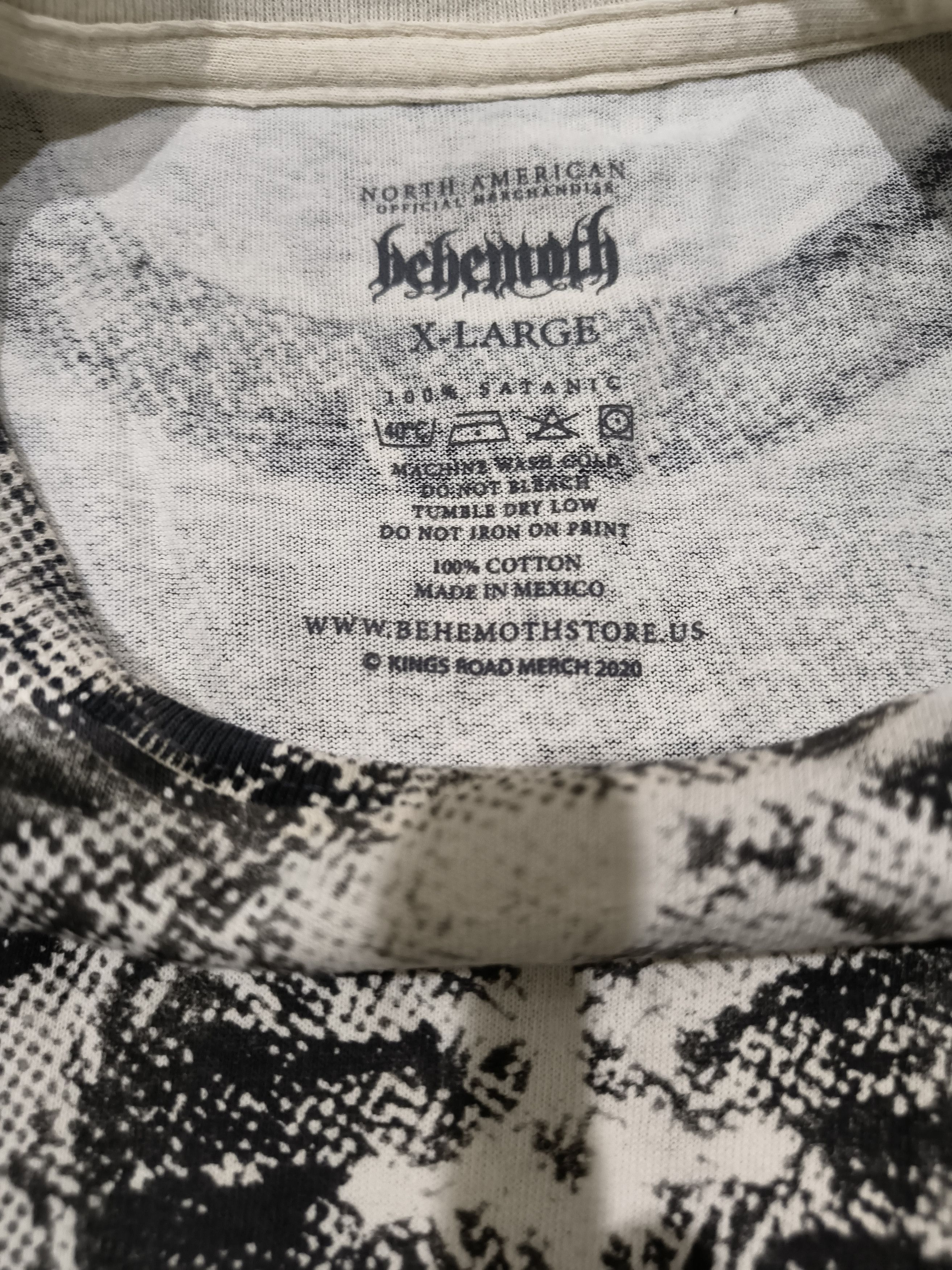 Band Tees Vintage Behemoth Overprint t shirt Size US XL / EU 56 / 4 - 5 Thumbnail