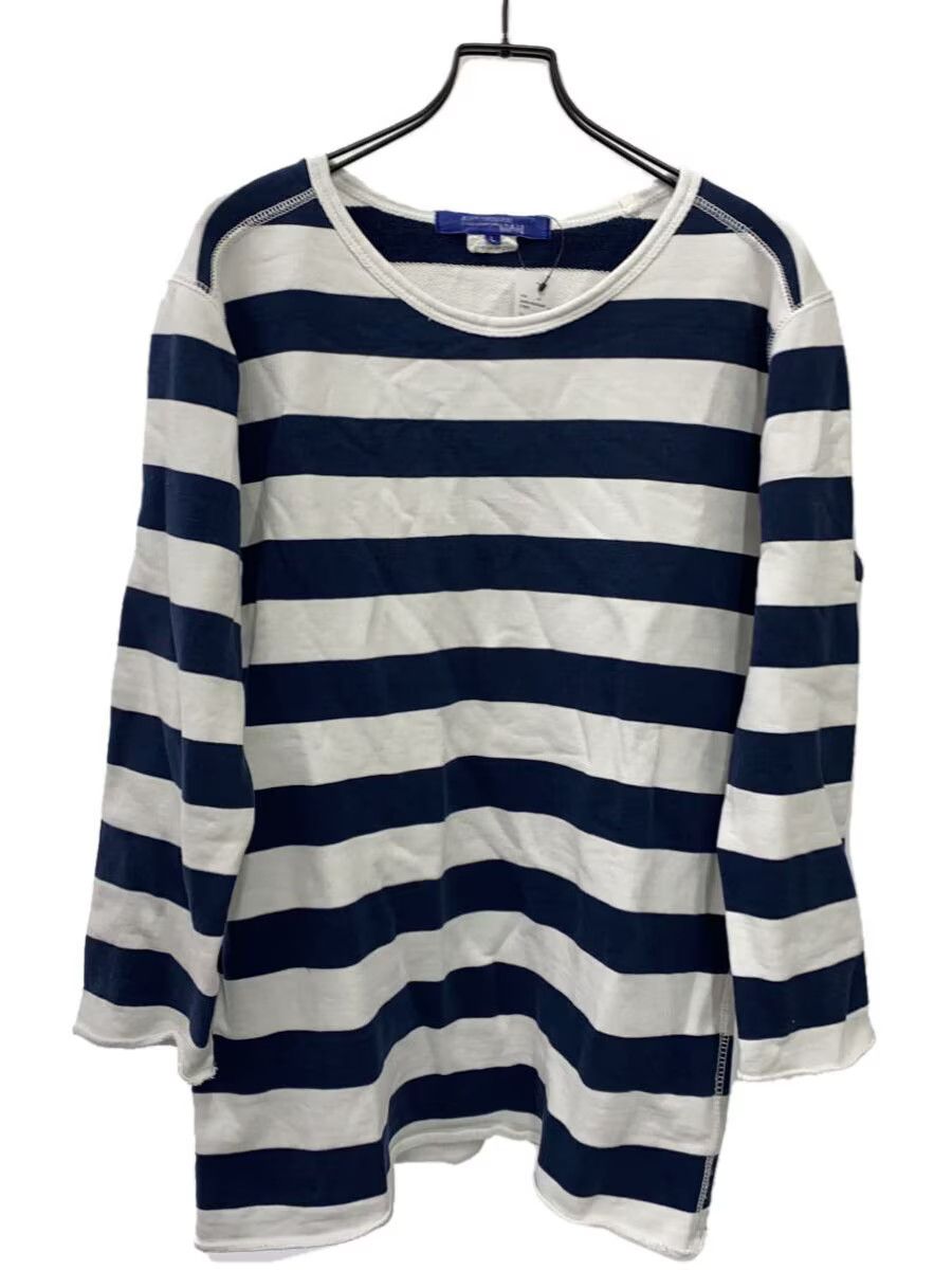 Comme des Garcons AD2008 Striped Raw Hem Long Sleeve Tee Size US L / EU 52-54 / 3 - 1 Thumbnail