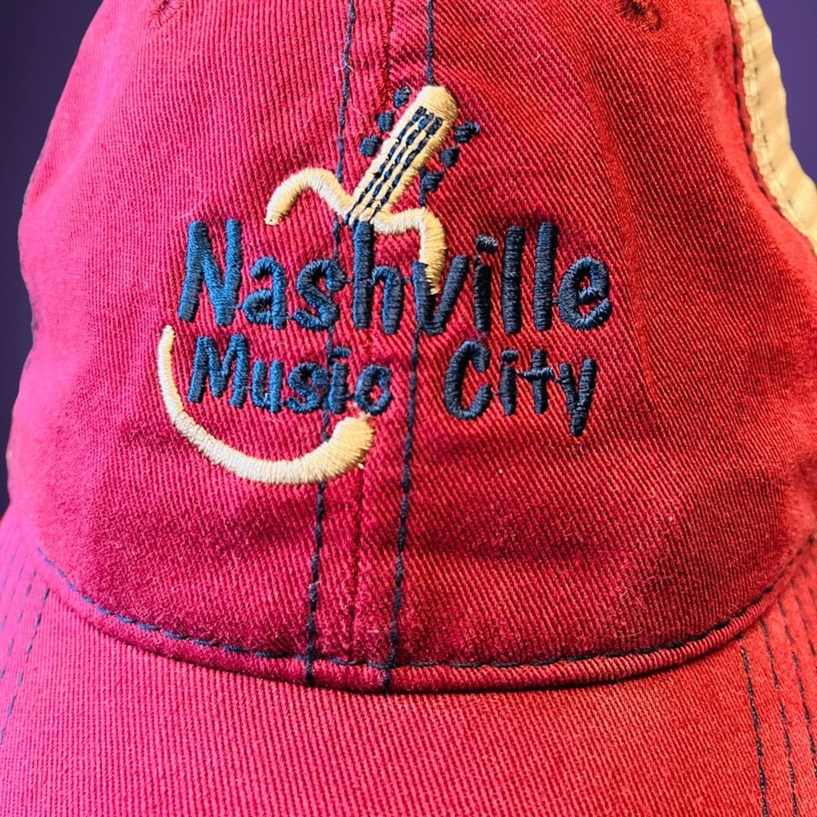 Other Nashville Music City Hat Two Tone SnapBack Dad Mesh Country Size ONE SIZE - 2 Thumbnail