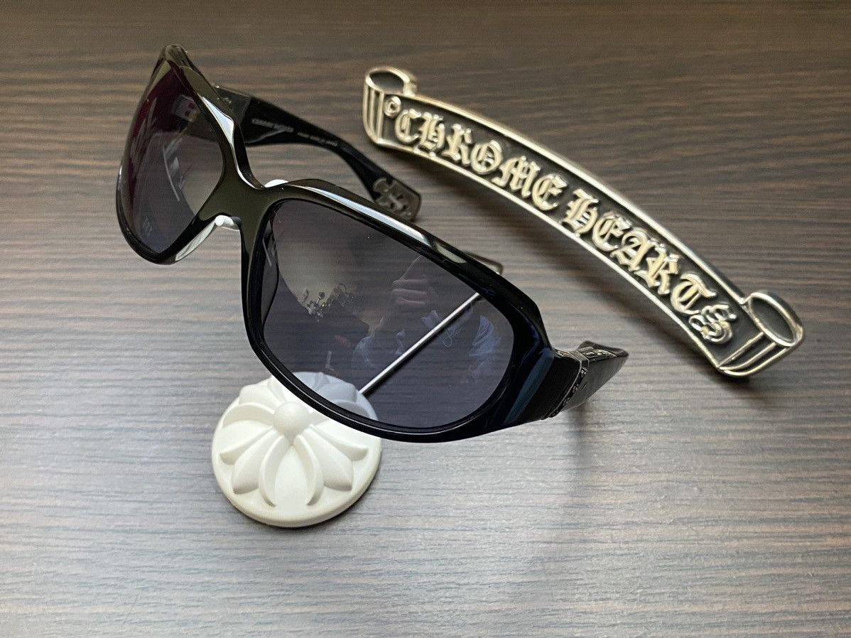 Chrome hearts probasshole antique discount gold tokyo tortoise plastic sunglasses