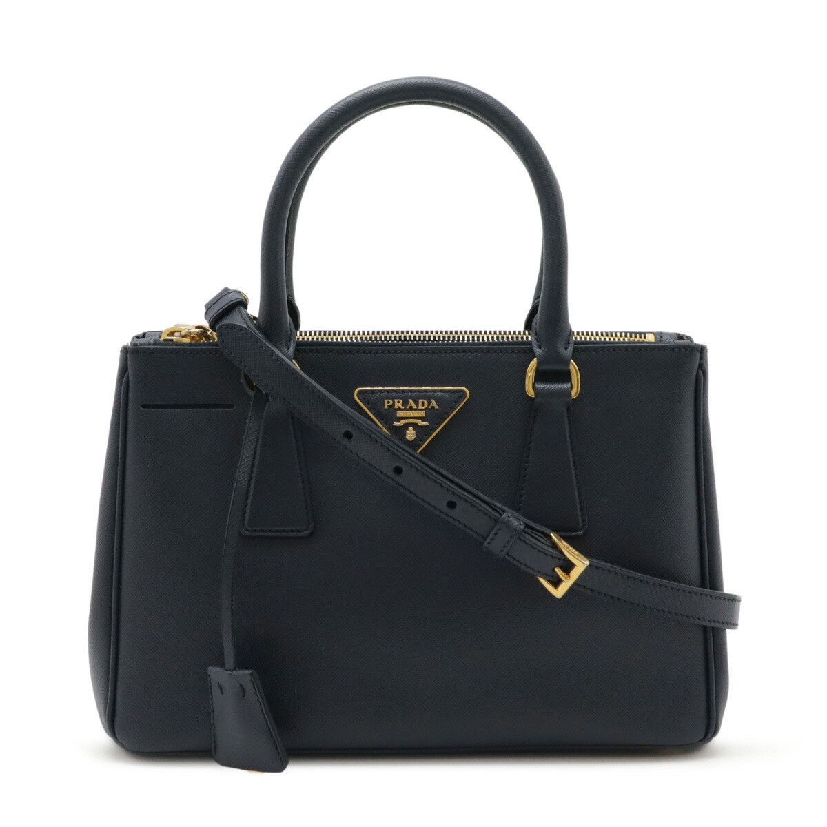 Prada Prada Galleria Saffiano 2Way Bag Leather Shoulder Bag Bn2316 in Blue, Women's
