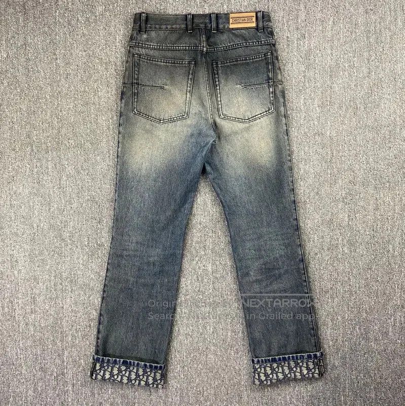 Dior Dior Blue Cotton Women's Jeans in XL . Size 31" - 2 Thumbnail