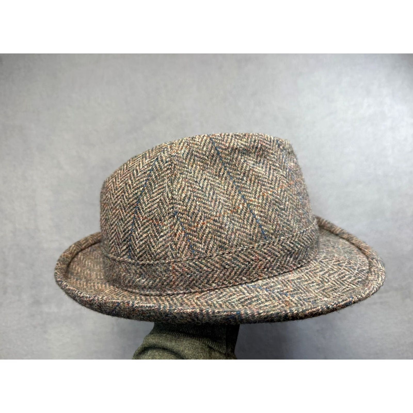 CO VINTAGE Dunn & CO Wool Fedora Hat Mens 7 1/4 Gray Fedora Men 7 1/4 Gray Size ONE SIZE - 4 Thumbnail