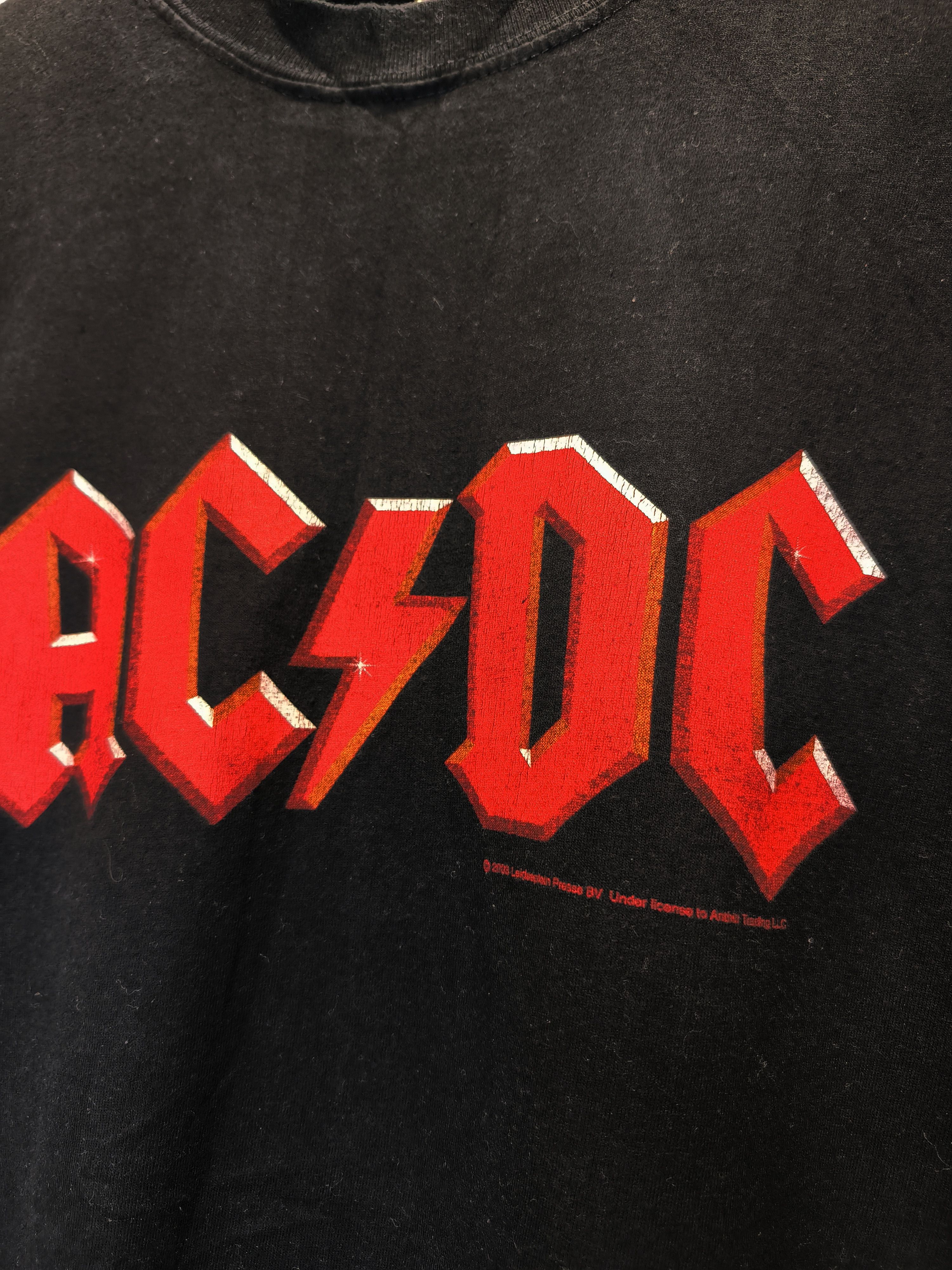 AC/DC × Band Tees × Vintage Vintage T-Shirt AC/DC 2003 Shirt Metal Rock Band Tee 00s Size US M / EU 48-50 / 2 - 4 Thumbnail