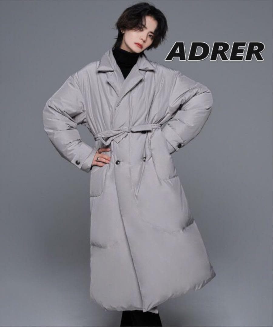 Other ADRER Oversized Belted Down Coat / Light Gray Size US L / EU 52-54 / 3 - 1 Thumbnail