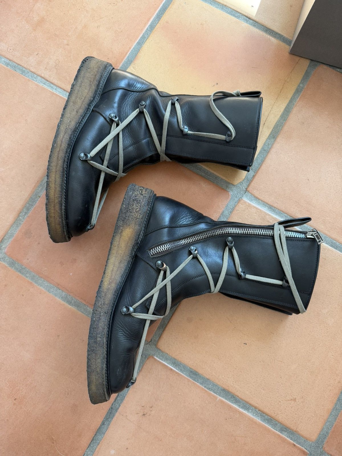 Rick Owens Creeper Boots FW17 Size US 9 / EU 42 - 3 Thumbnail