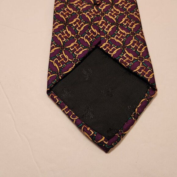 Brooks Brothers Brooks Brothers men's new purple silk tie 3 1/2" X 57 1/2" Size ONE SIZE - 3 Thumbnail