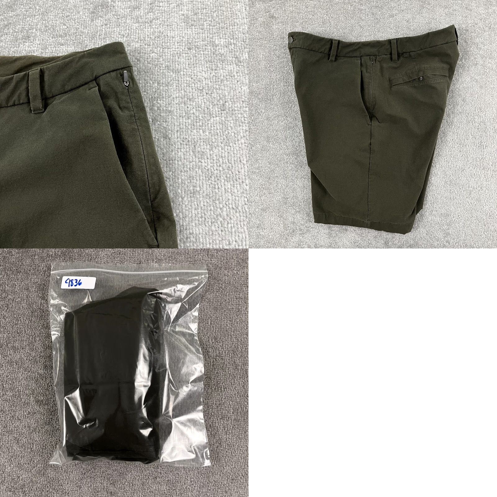 Lululemon LULULEMON Commission Shorts Mens 34 x 10" Classic Fit Green Chino Preppy Shirt? Size US 34 / EU 50 - 8 Thumbnail