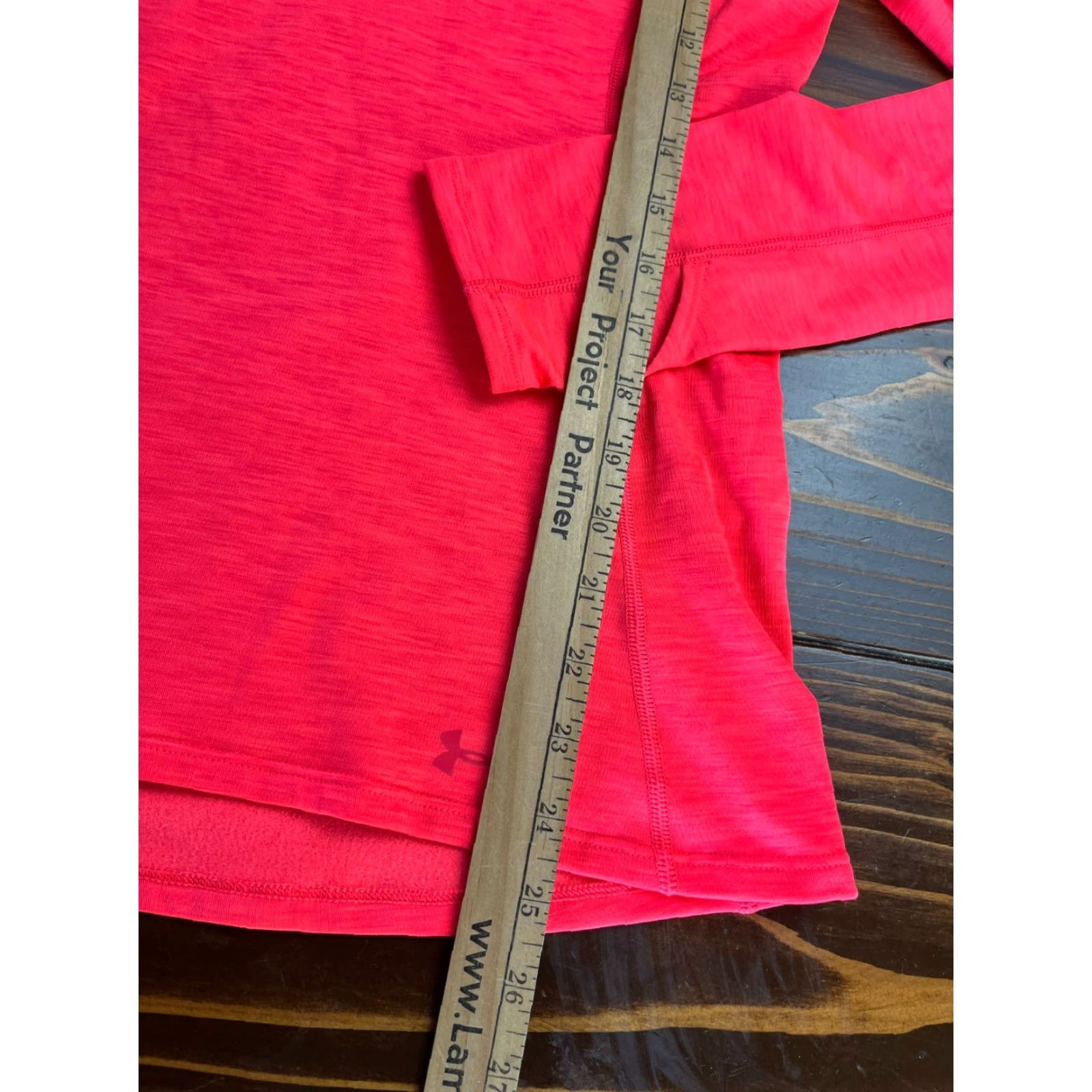 Under Armour Under Armour Sweatshirt Women's Medium Pink Fleece Lined Cowl Neck Pullover Casual Fall Spring Summer Neon Size M / US 6-8 / IT 42-44 - 7 Thumbnail