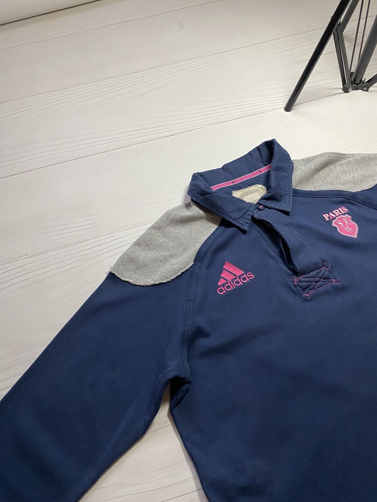 Adidas Vintage Adidas Paris SF training soccer rugby jersey Size US XL / EU 56 / 4 - 11 Thumbnail