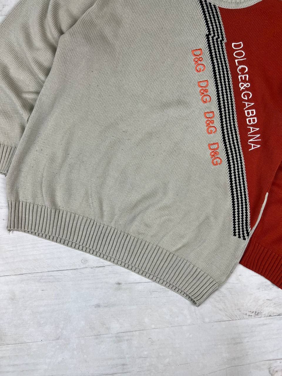 Dolce & Gabbana Vintage Dolce Gabbana Big Logo DG Knit Sweater 90s Size US M / EU 48-50 / 2 - 3 Thumbnail