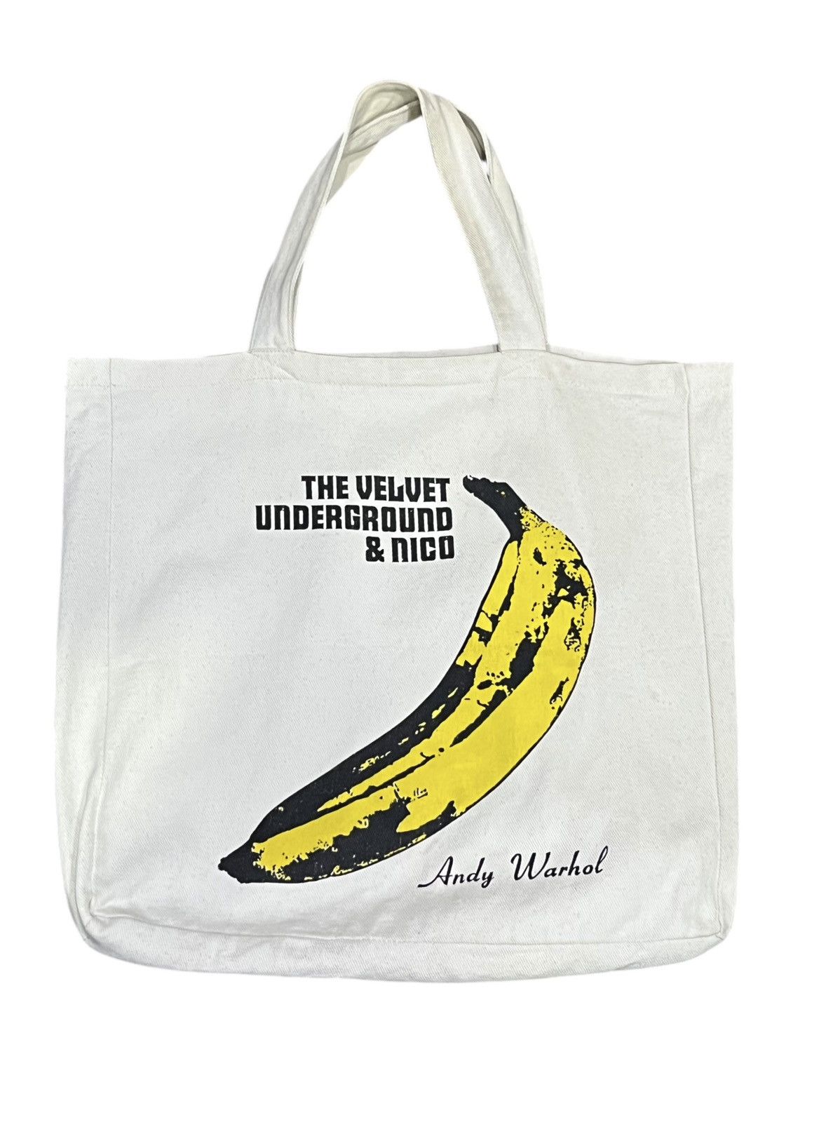 Andy Warhol 🍌 ANDY WARHOL ICONIC THE VELVET UNDERGROUND & NICO TOTE BAG Size ONE SIZE - 2 Thumbnail
