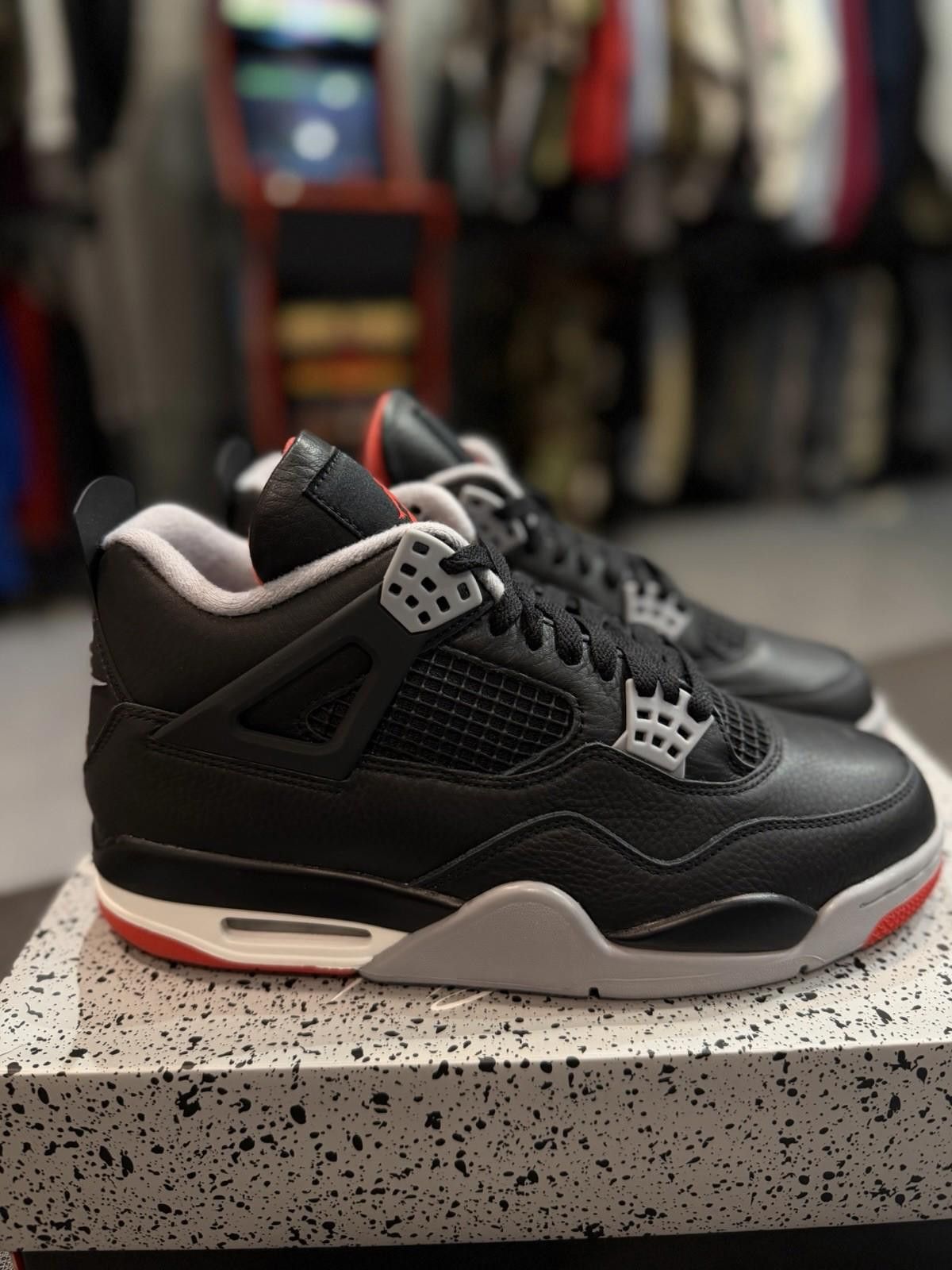 Jordan Brand Size 8.5 - Air Jordan 4 Men's Retro Bred Reimagined 2024 Size US 8.5 / EU 41-42 - 1 Thumbnail