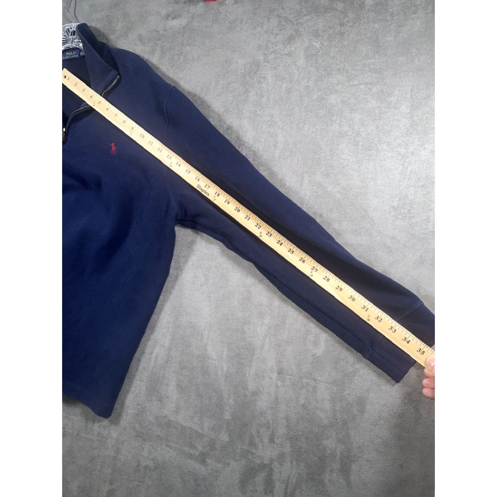 Polo Ralph Lauren Polo Ralph Lauren Sweater Shirt 2XL Blue Long Sleeve Mock Neck 1/4 Zip Pullover Size US XXL / EU 58 / 5 - 7 Thumbnail