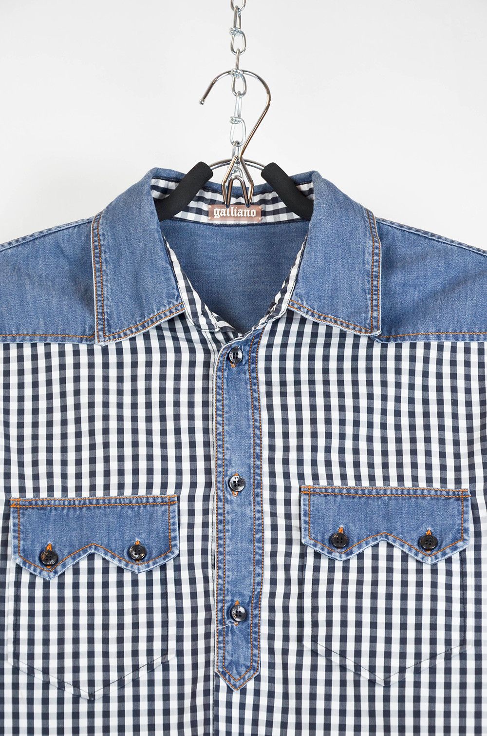 John Galliano John Galliano Western Shirt – Gingham Check - M Size US M / EU 48-50 / 2 - 5 Thumbnail