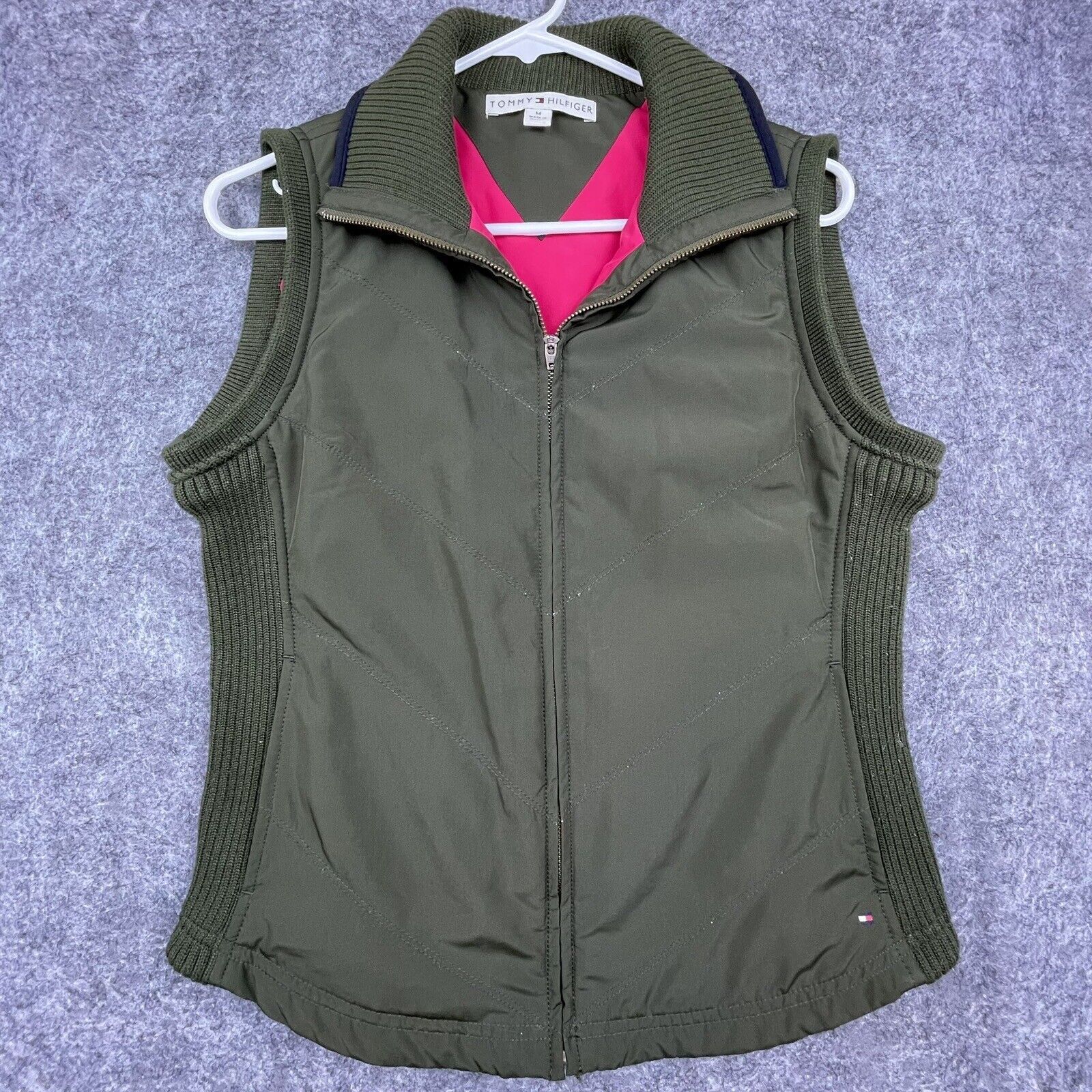 Tommy Hilfiger Tommy Hilfiger Vest Women Med Olive Camping Hiking Outdoors Size M / US 6-8 / IT 42-44 - 1 Thumbnail