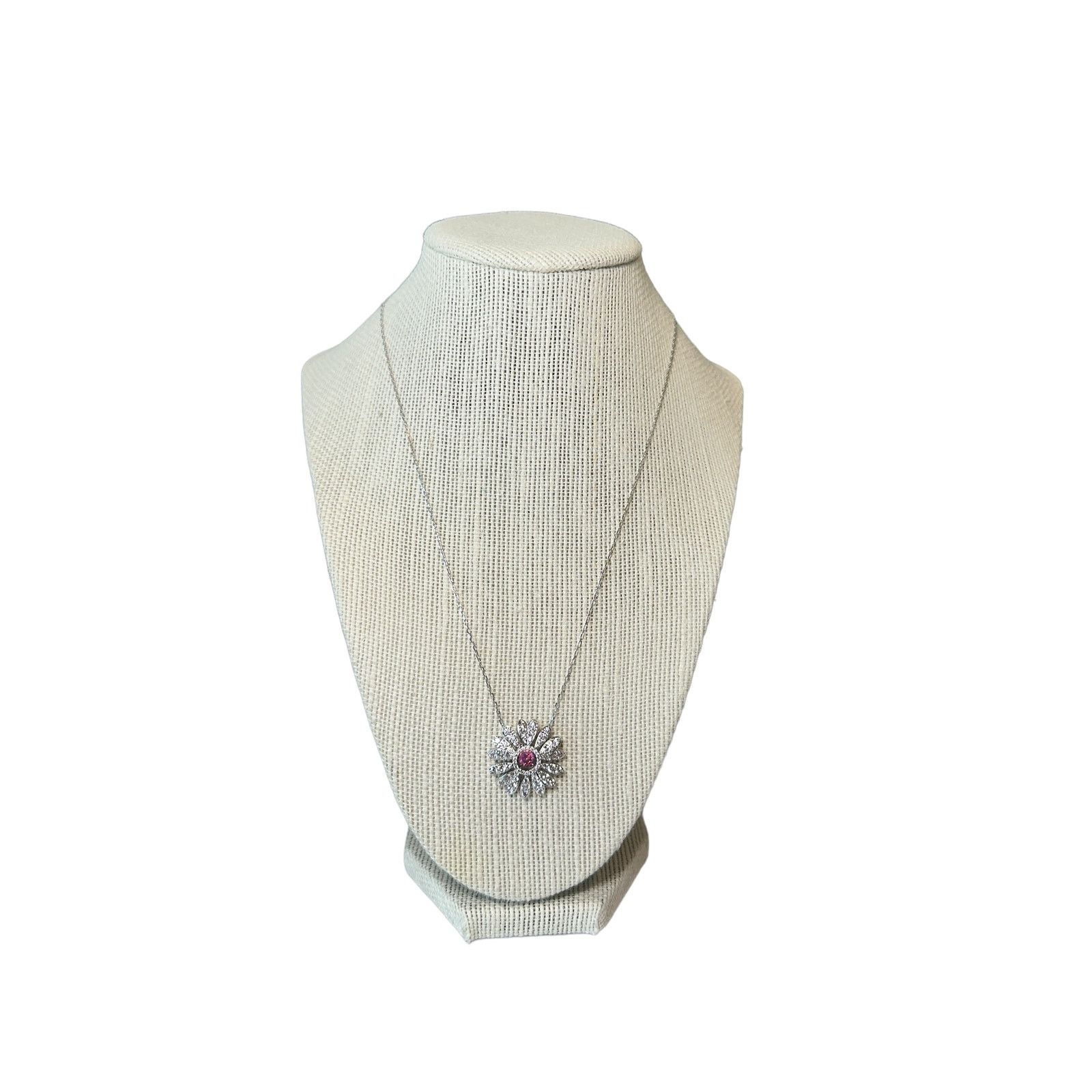 Swarovski Swarovski Eternal Flower pendant Flower, Pink, Necklace Size ONE SIZE - 8 Thumbnail