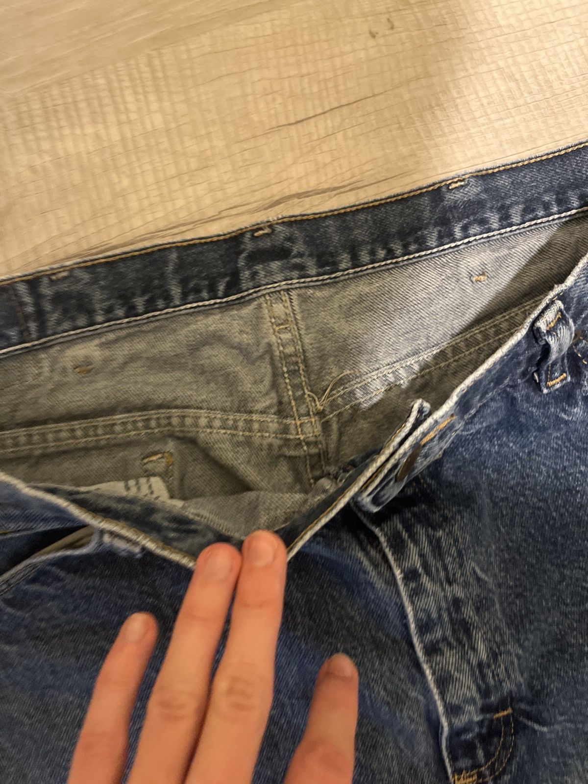 Vintage × Wrangler Vintage Wrangler Jeans Size US 34 / EU 50 - 4 Thumbnail