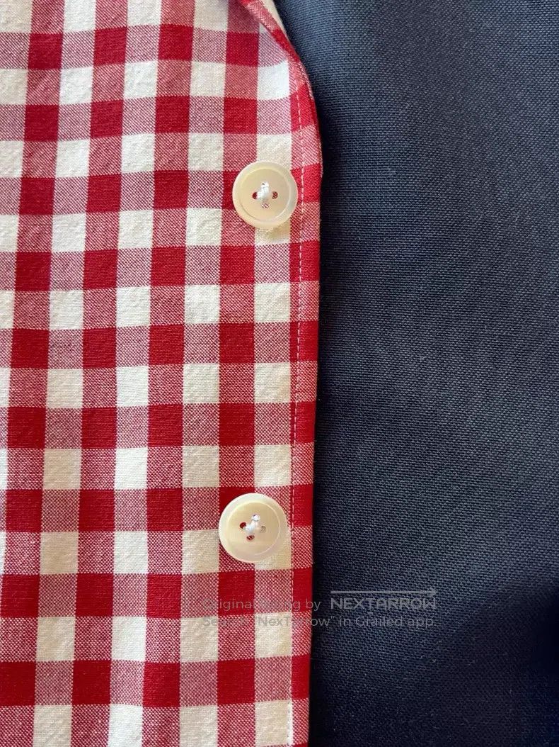 Thom Browne Thom Browne Color Blocked Plaid Suit Jacket, Red and White Size US S / EU 44-46 / 1 - 3 Thumbnail