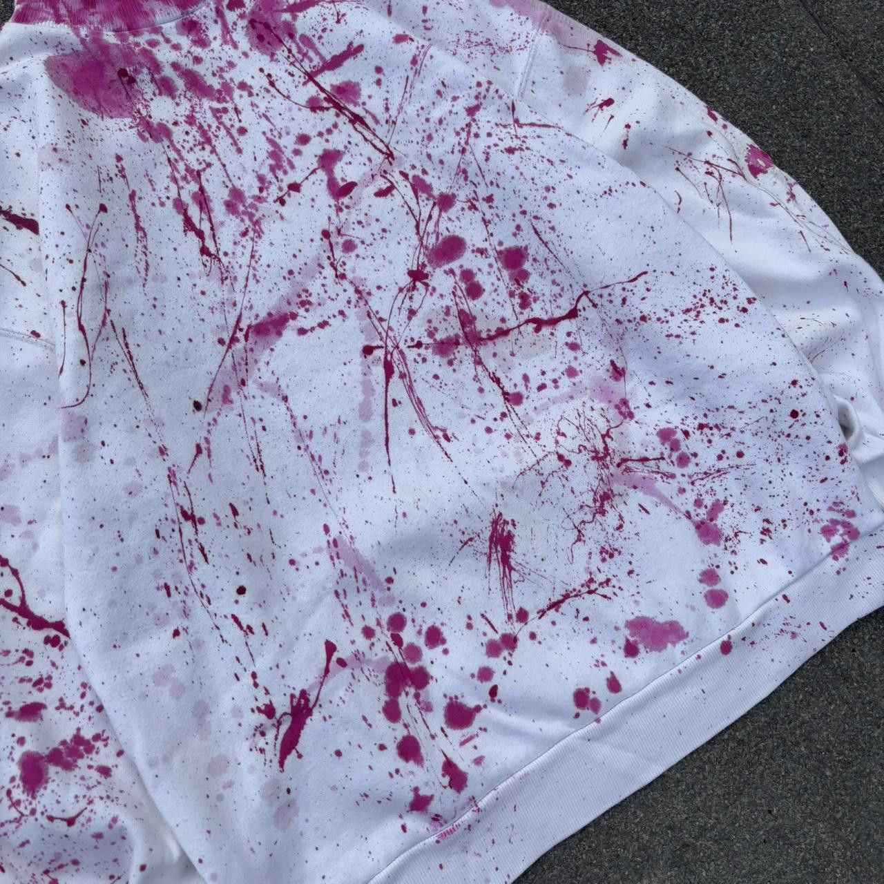 Japanese Brand × Vintage Vintage y2k 90s paint splatter jumper Size US M / EU 48-50 / 2 - 4 Thumbnail