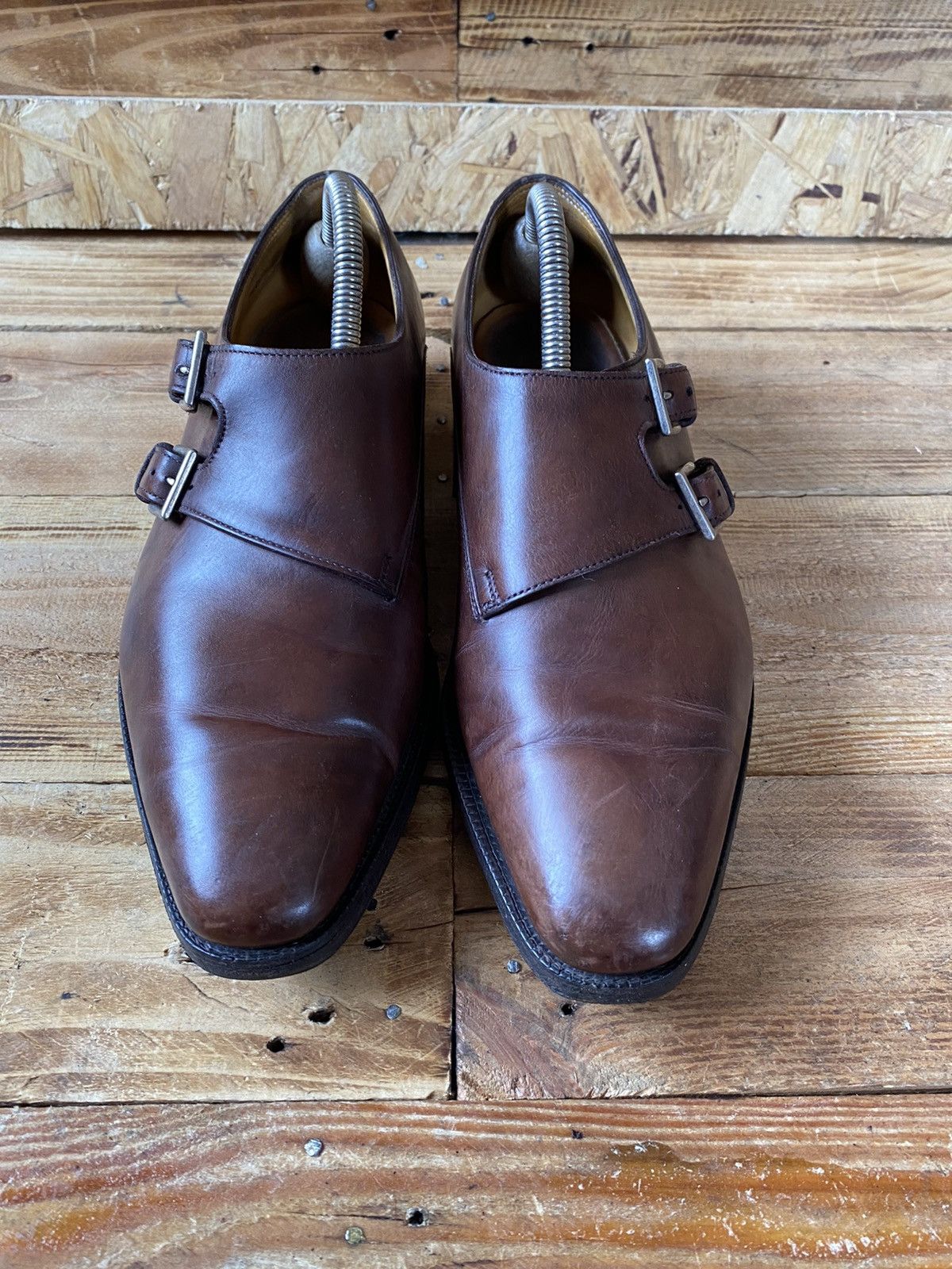 John Lobb John lobb chapel double monk strap leathers shoes sz6.5EE Size US 7.5 / EU 40-41 - 2 Thumbnail