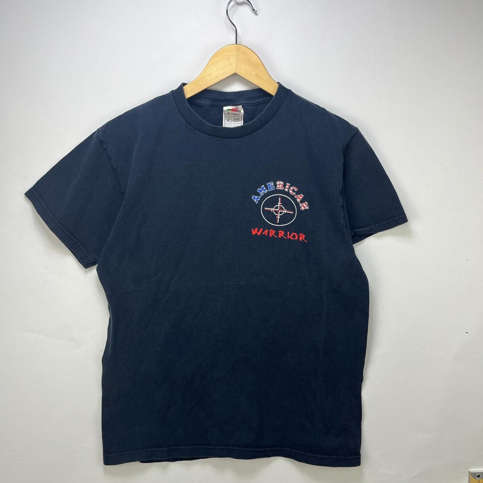 Vintage Vintage American Warrior Terrorist US Army T-Shirt Medium Size US M / EU 48-50 / 2 - 5 Thumbnail