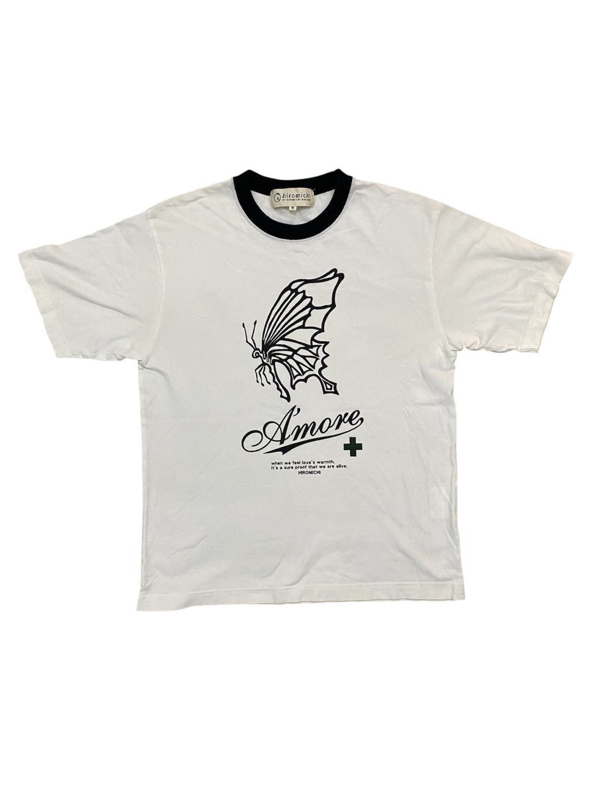 Beauty Beast 2000s HIROMICHI NAKANO Mutation Butterfly poem tee Size US M / EU 48-50 / 2 - 1 Thumbnail
