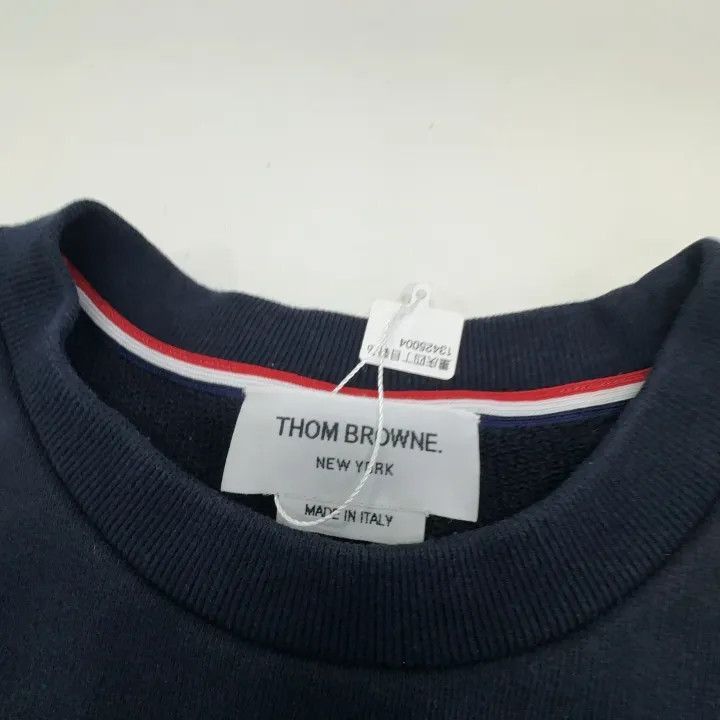 Thom Browne Classic Navy Blue Sports Sweatshirt -2507