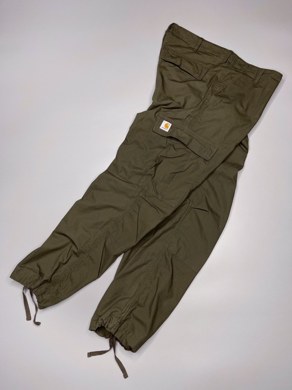 image of Carhartt Wip Crazy Y2K Carhartt Cargo Vintage Pants in Olive, Men's (Size 38)