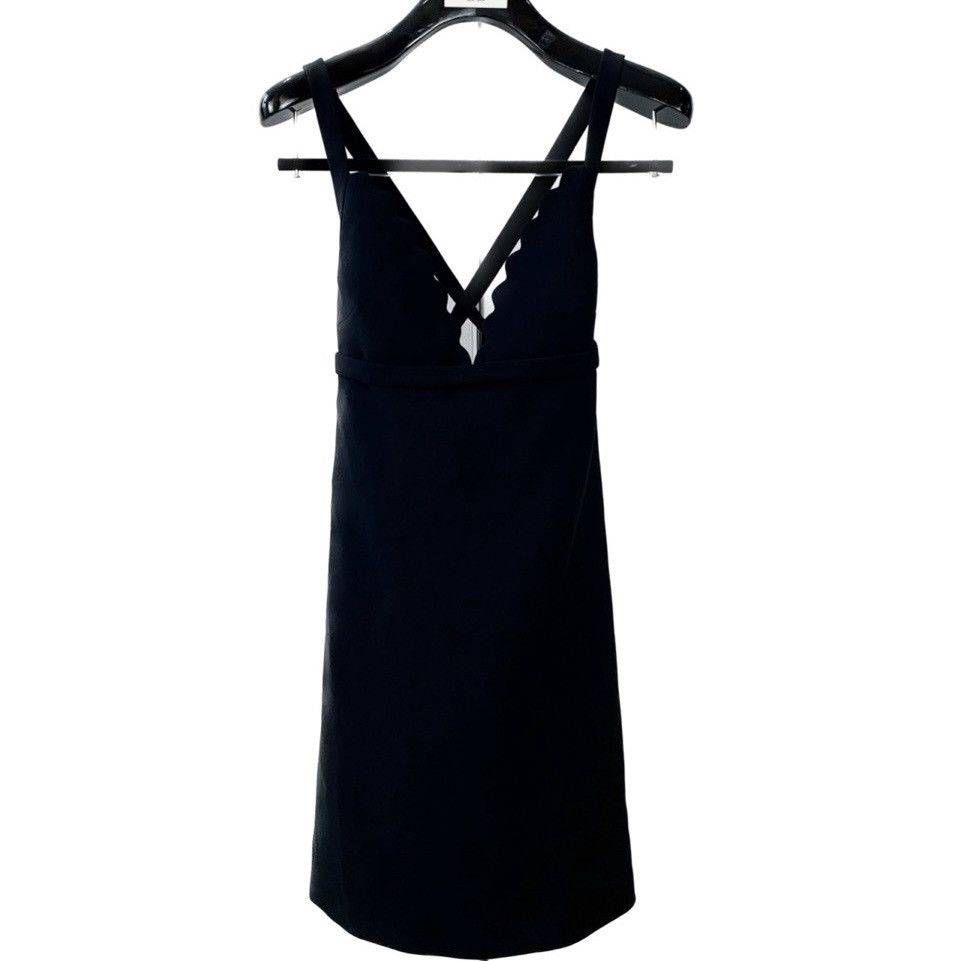 Miu Miu Miu Miu Black Lace Hollow Out Back Cami Dress K26WX Size L / US 10 / IT 46 - 1 Thumbnail