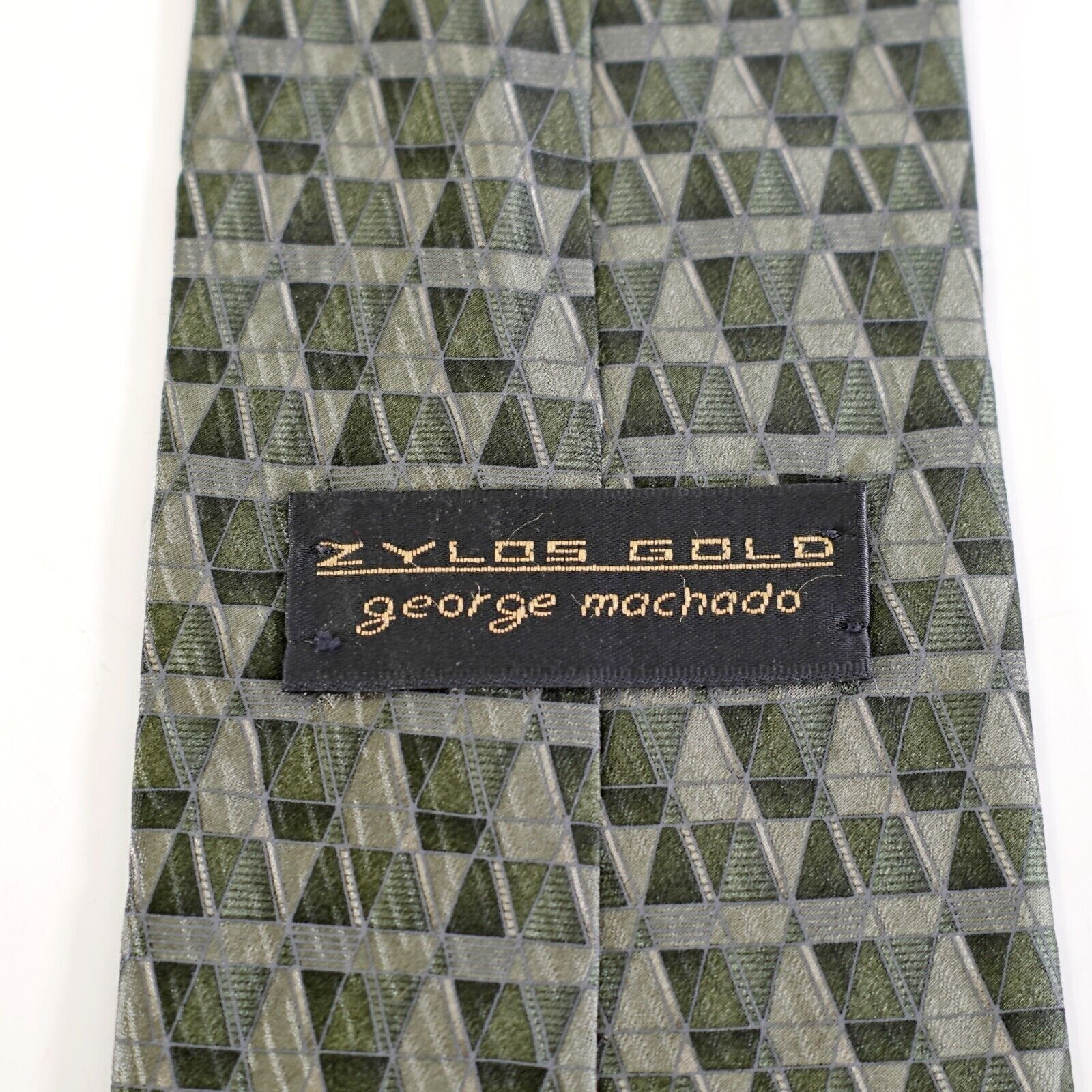 Zylos George Machado George Machado Zylos Gold Geometric Print Green Short Wide S Size ONE SIZE - 3 Thumbnail