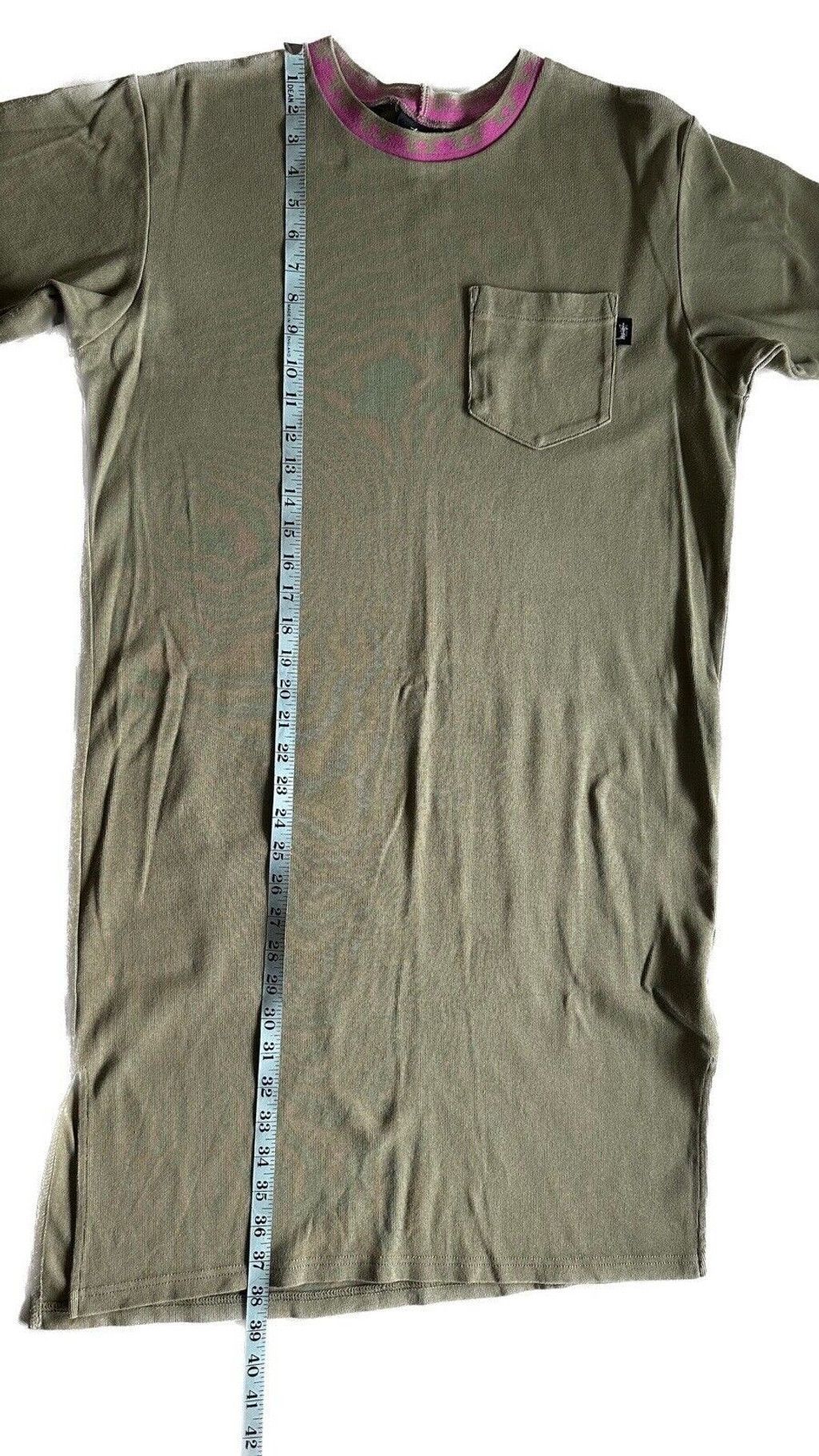 Stussy Stussy Y2K Ringer Crew TShirt Dress Aztec Green Hippie Small Size S / US 4 / IT 40 - 10 Thumbnail