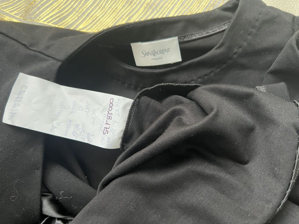 Yves Saint Laurent Prototype Saint Laurent – T-shirt Drapé Cache-Cœur Size S / US 4 / IT 40 - 10 Thumbnail