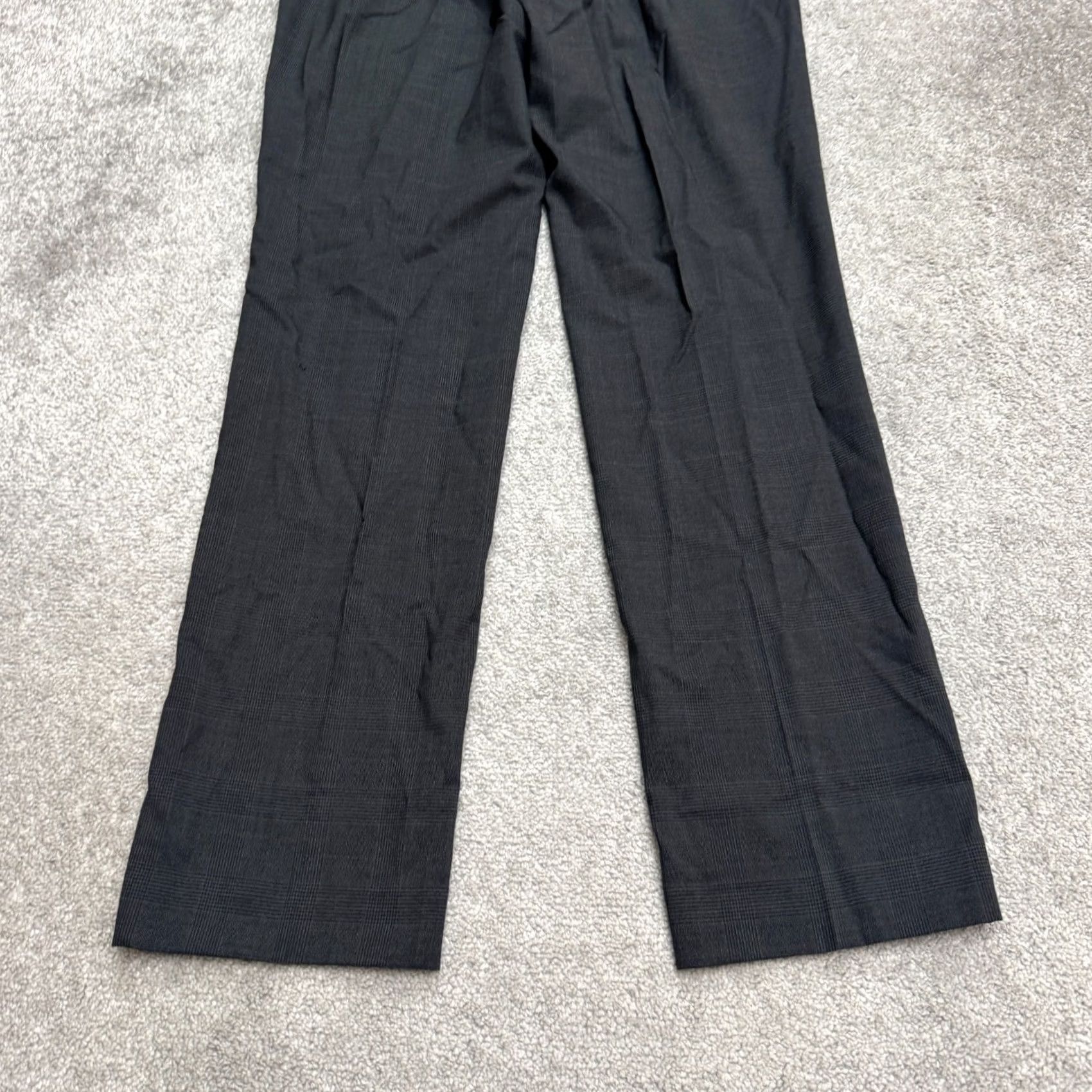 Banana Republic Banana Republic Slim Performance Wool Dress Pants Mens 34x34 Charcoal Gray Plaid Dress Pants Slim Men 34in 34in Gray Wool Ban... Size US 34 / EU 50 - 6 Thumbnail