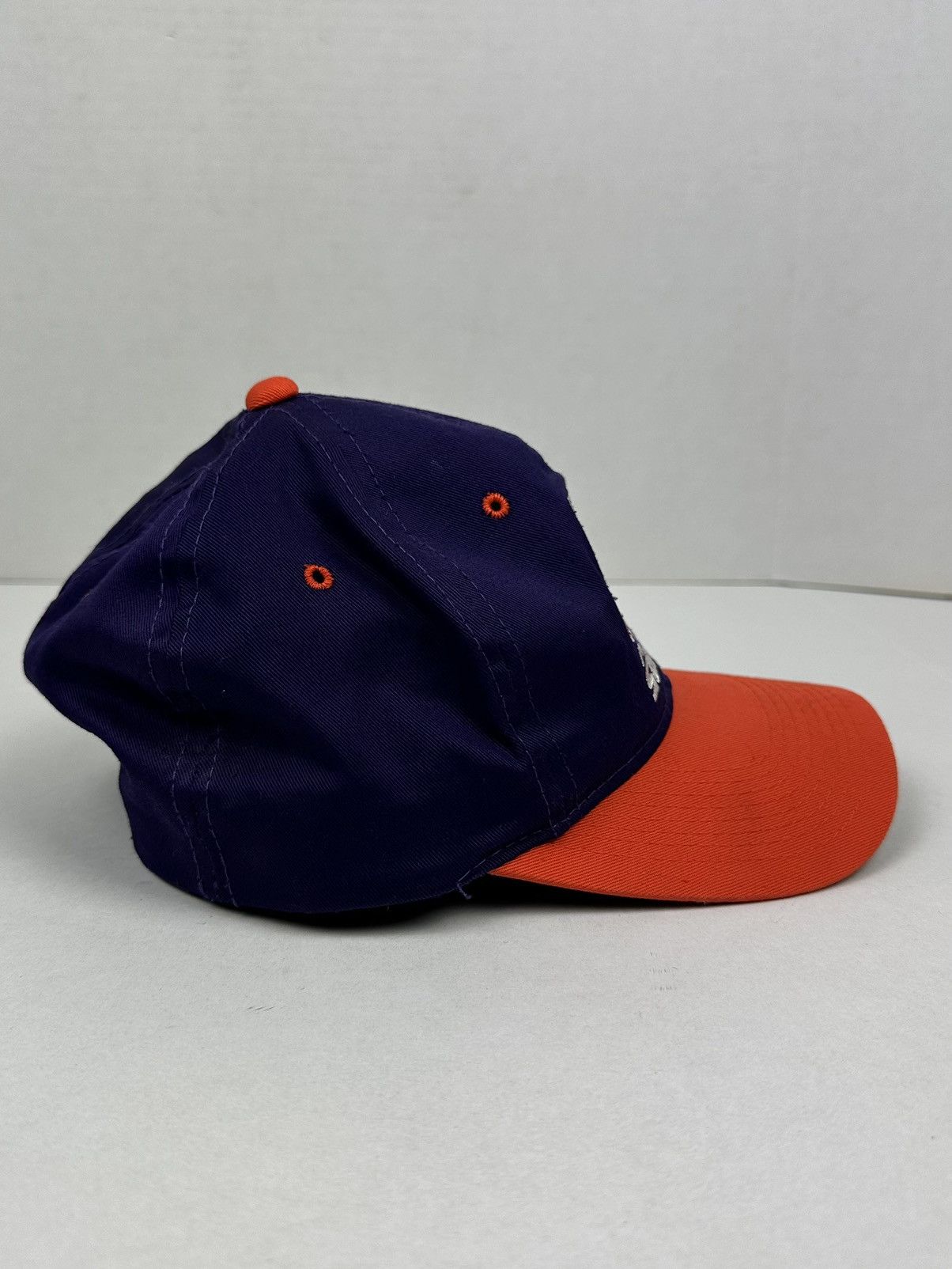 NBA Vintage 90s Pheonix Suns NBA Snapback Hat Cap Purple/Orange Size ONE SIZE - 3 Thumbnail