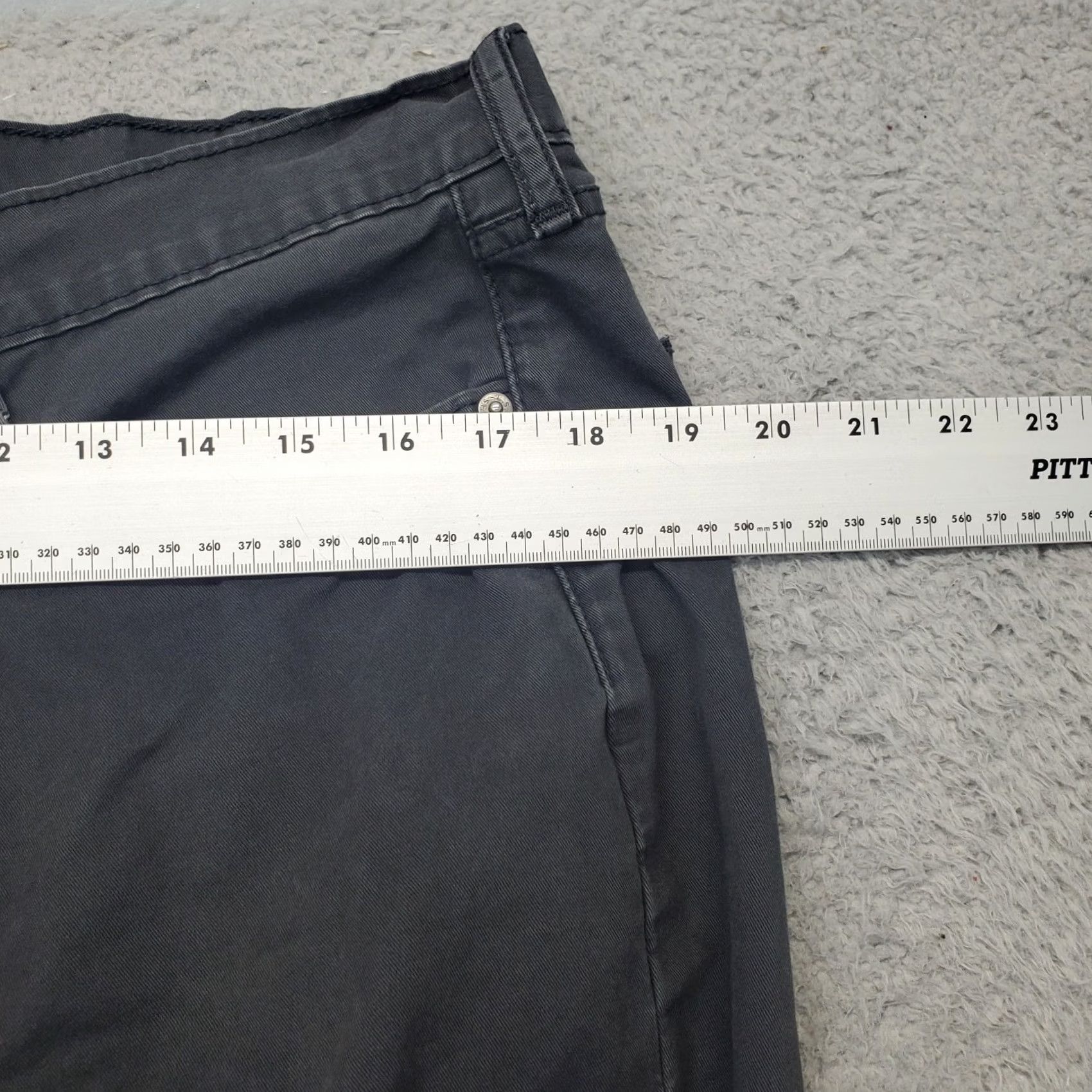 Levi's Levi's 514 Jeans Mens 36x30 Black Denim Stretch Straight Fit White Tab Streetwear Shirt Size US 36 / EU 52 - 4 Thumbnail