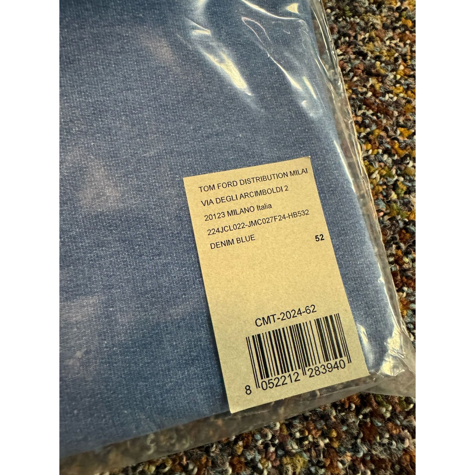 Tom Ford o1rshd1 Sweatshirt in Denim Blue Size US L / EU 52-54 / 3 - 15 Thumbnail