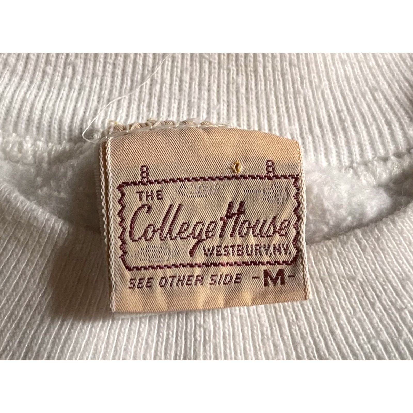 Vintage VINTAGE The College House St. Louis Christian Brothers High School Sweatshirt Men’s Medium White 90s Size US M / EU 48-50 / 2 - 4 Thumbnail