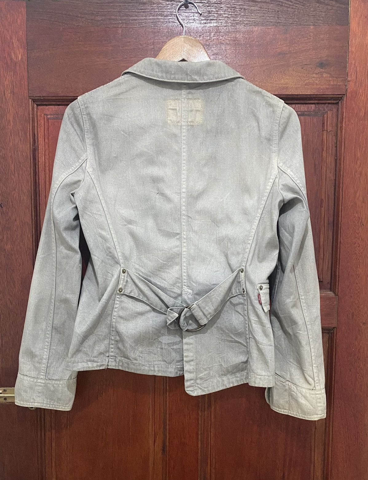 Levi's × Levi's Made & Crafted × Vintage Levi’s Denim Cropped Jacket Made Japan Size M / US 6-8 / IT 42-44 - 2 Thumbnail