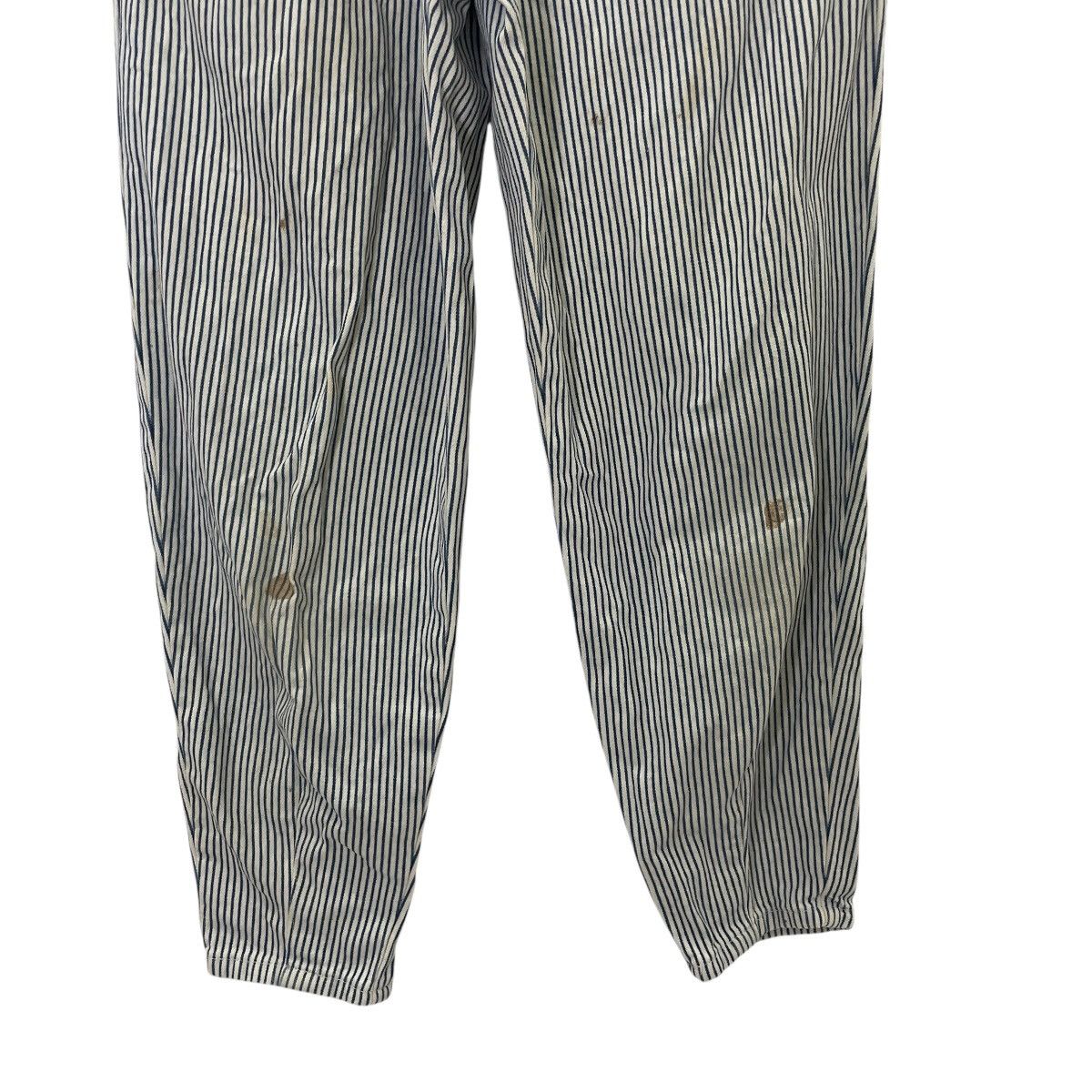 Japanese Brand Vintage V.a.l.e Hickory Stripe Japan Pants Size 23" - 4 Thumbnail