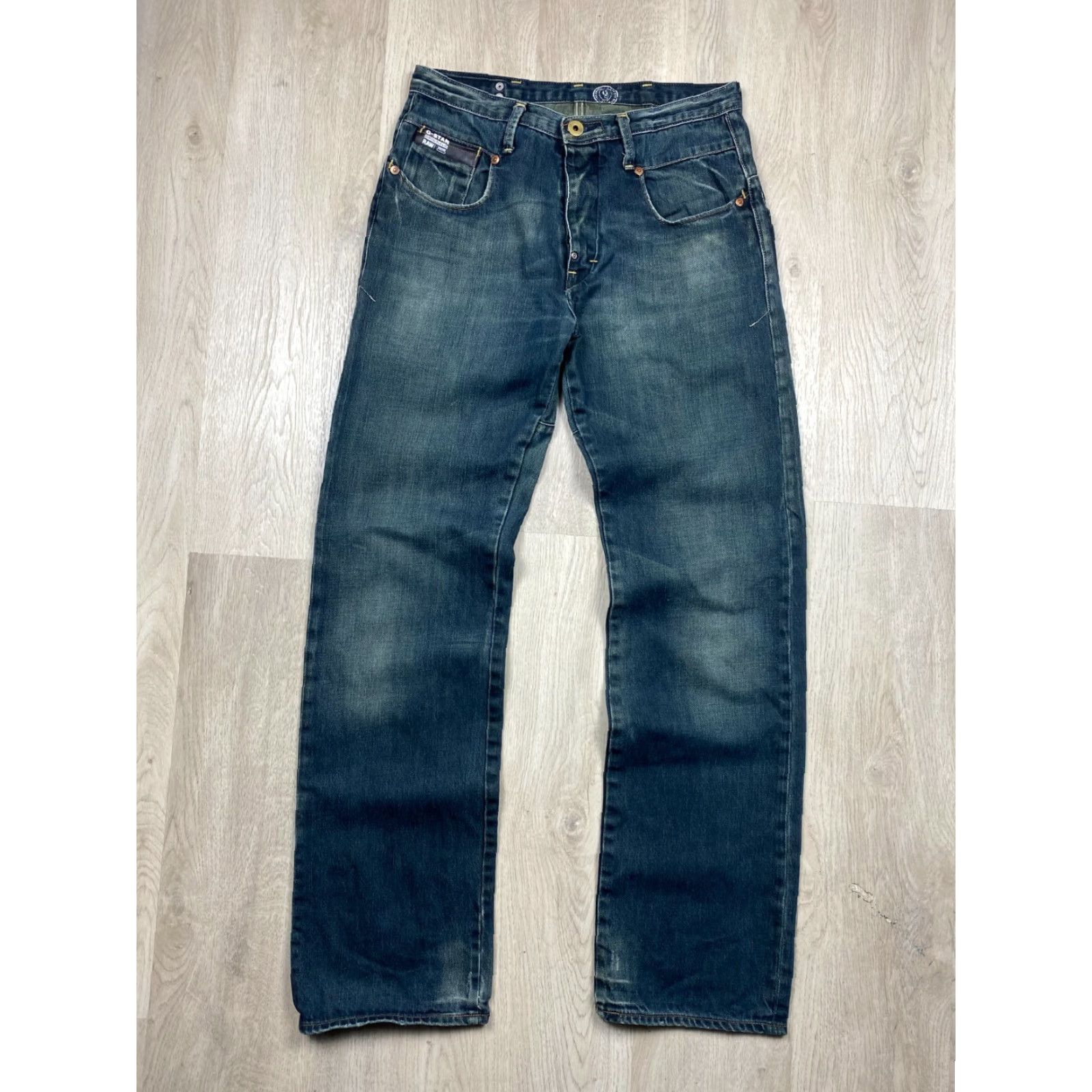 G-Star G-Star Jeans Blue Denim Pants 30 Regular Embroidered Logo Mens Size US 30 / EU 46 - 4 Thumbnail