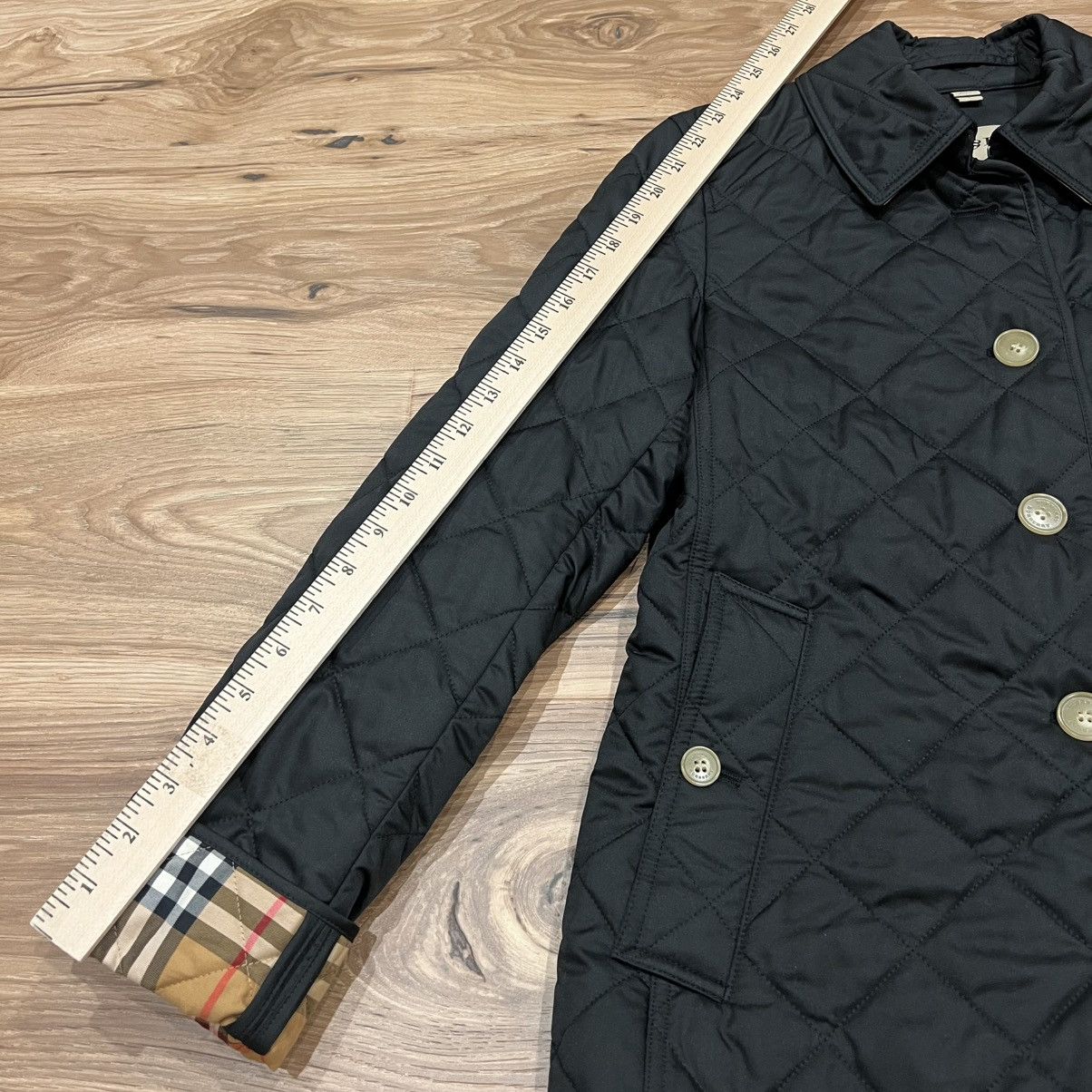 Burberry Burberry Womens Quilted Black Jacket Small with Garment Bag Size S / US 4 / IT 40 - 9 Thumbnail