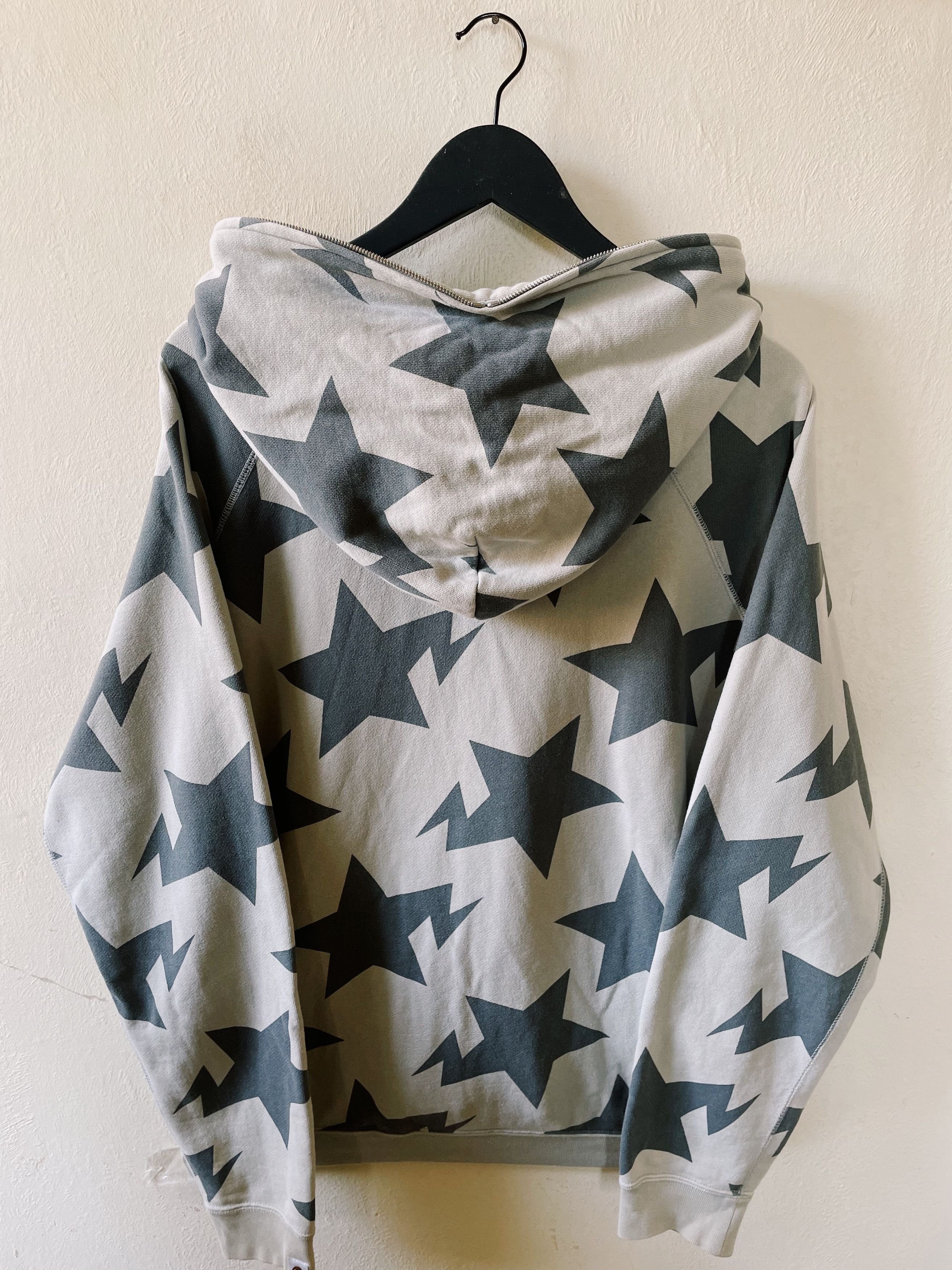 Bape Vintage Y2K Bape A Bathing Ape Sta All Over Full zip Hoodie Size US L / EU 52-54 / 3 - 2 Thumbnail