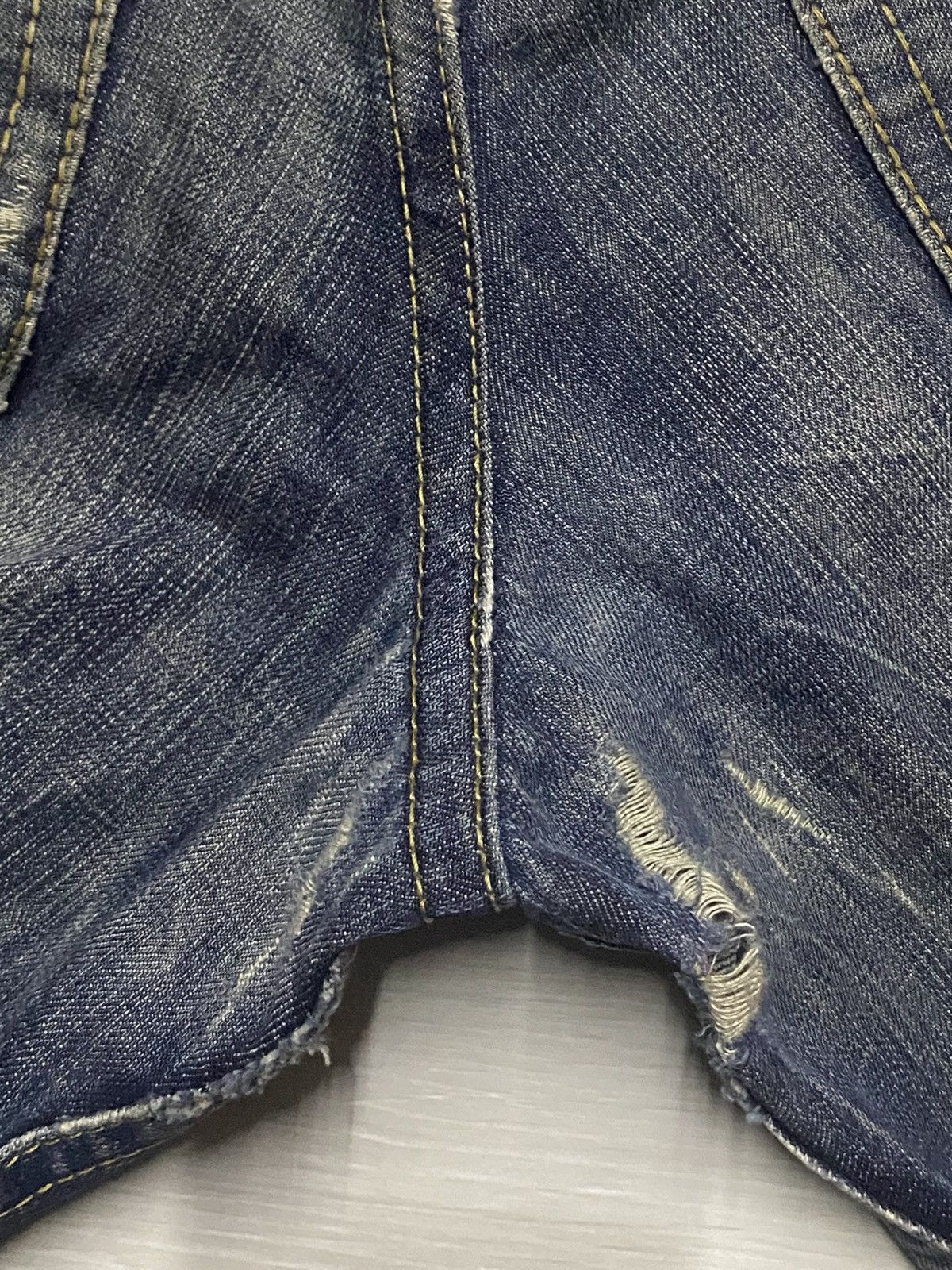 Undercover Japanese Brand Lolita Punk Hybrid Flare Jeans Size US 34 / EU 50 - 15 Thumbnail
