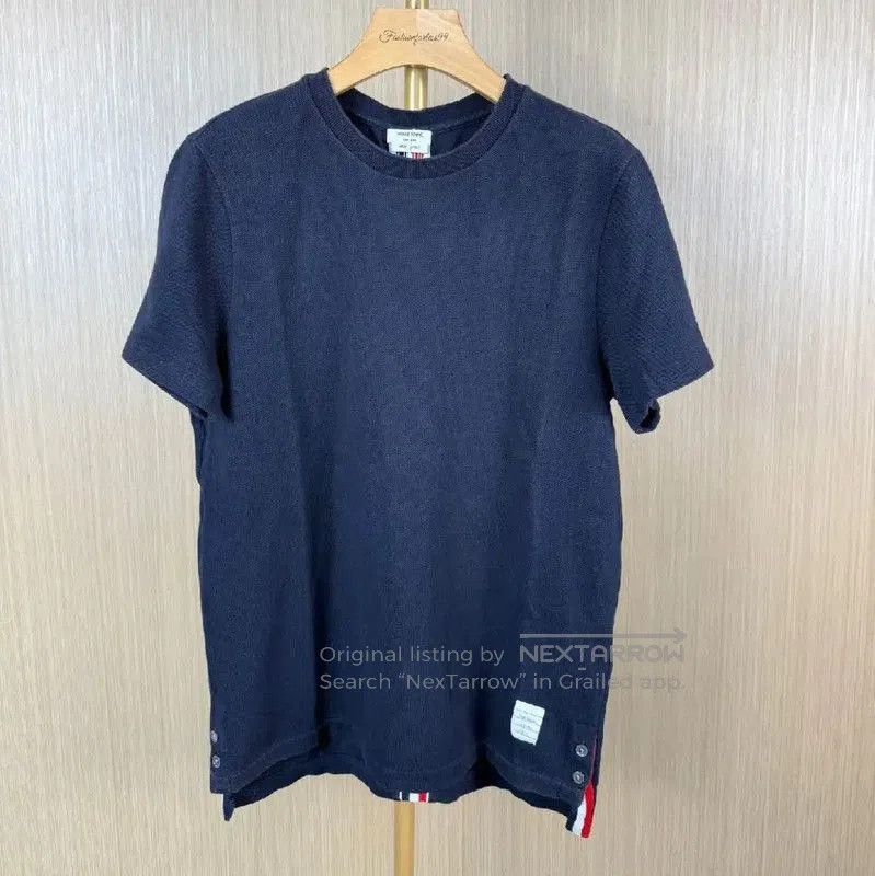 Thom Browne Black Cotton Ladies T-Shirt .